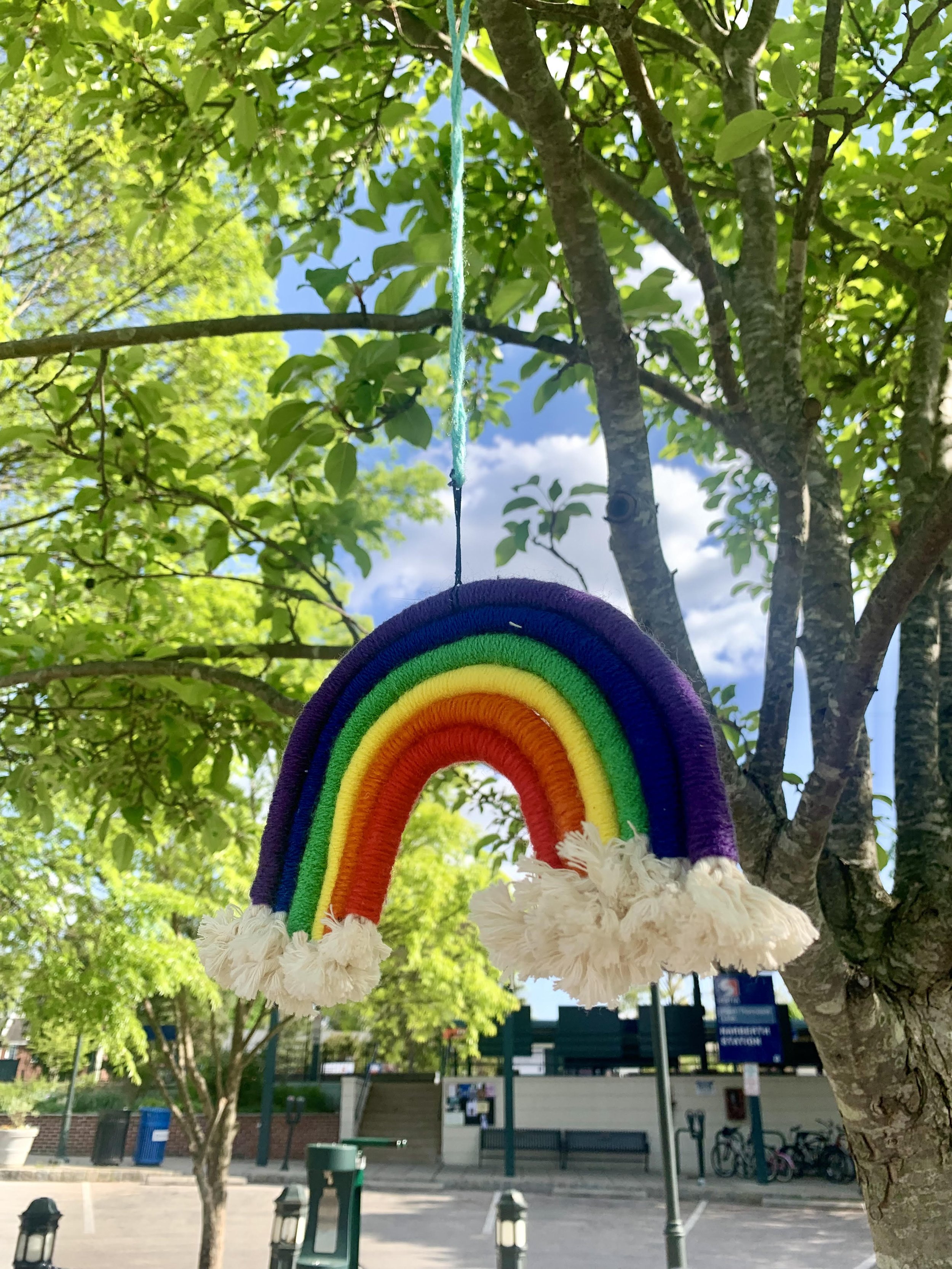 Untitled
Rainbow, donated yarn/rope
2022, Pride in the Park, Narberth Art Month
