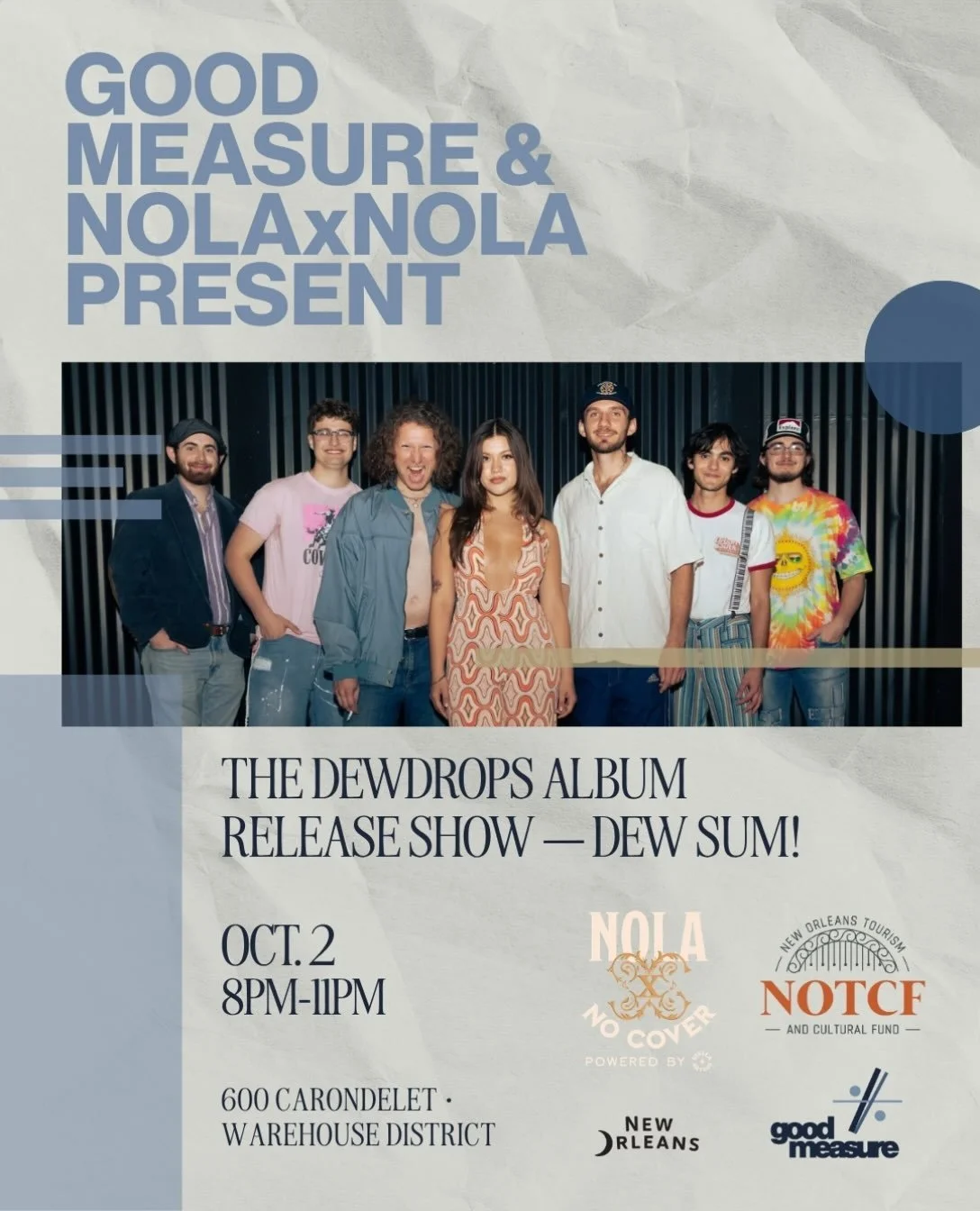 This Friday at @goodmeasurenola !!