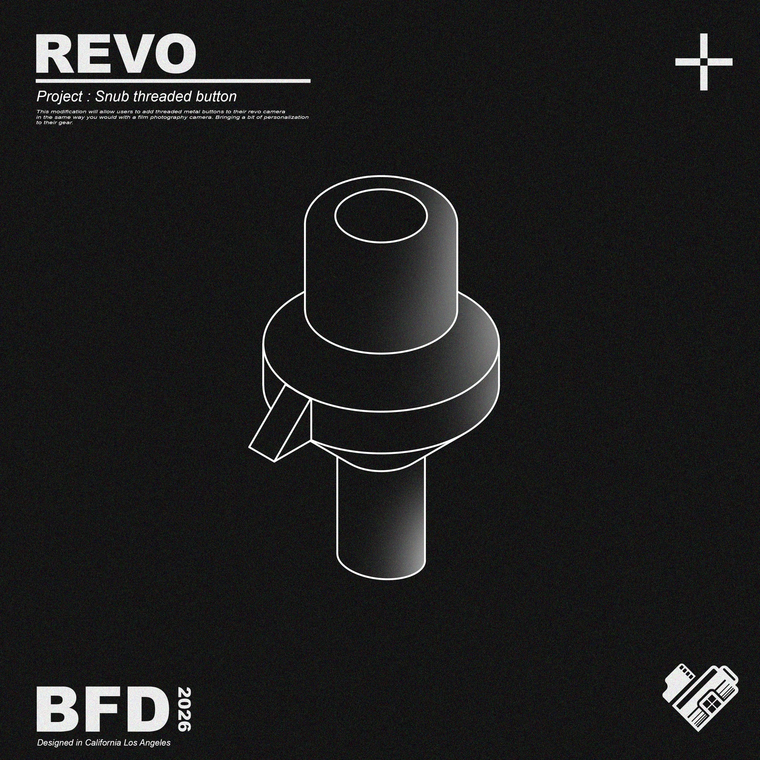 Revo : Snub Threaded Button.