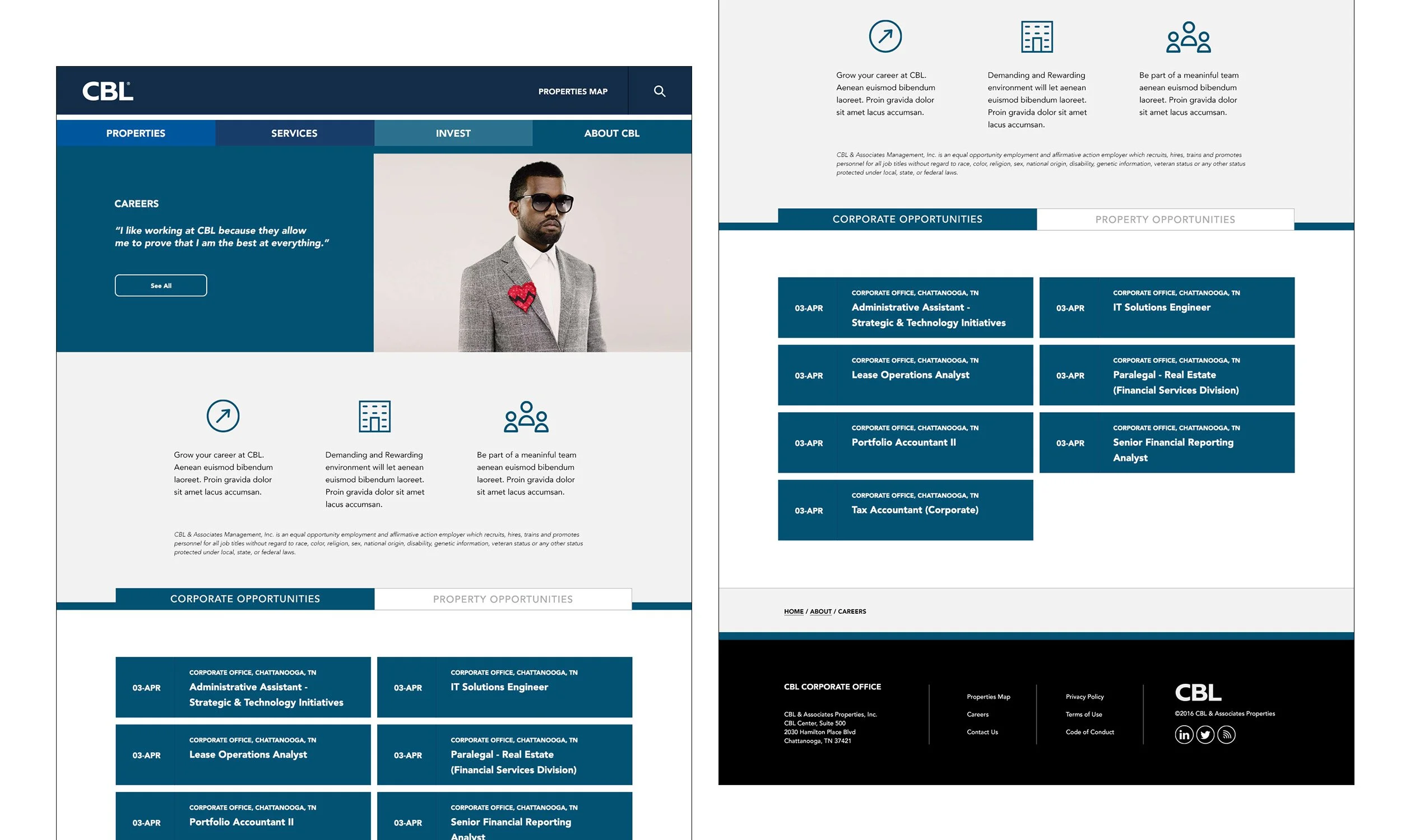 Corporate Page Sample