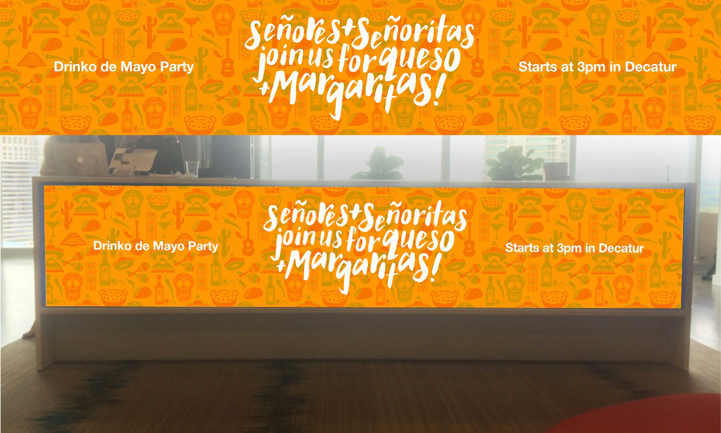Front Desk Screen: Drinko de Mayo