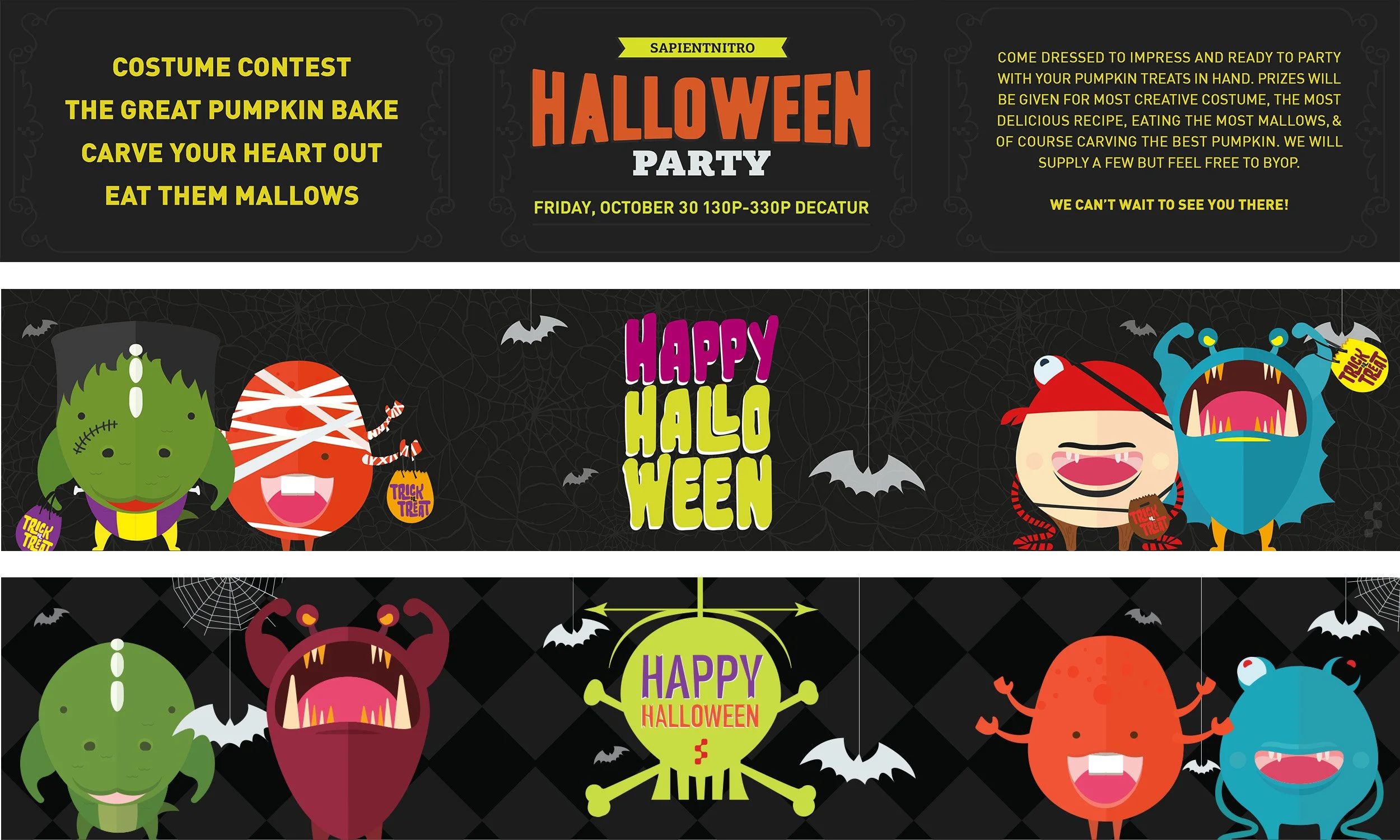 Front Desk Screen: Office Halloween Party
