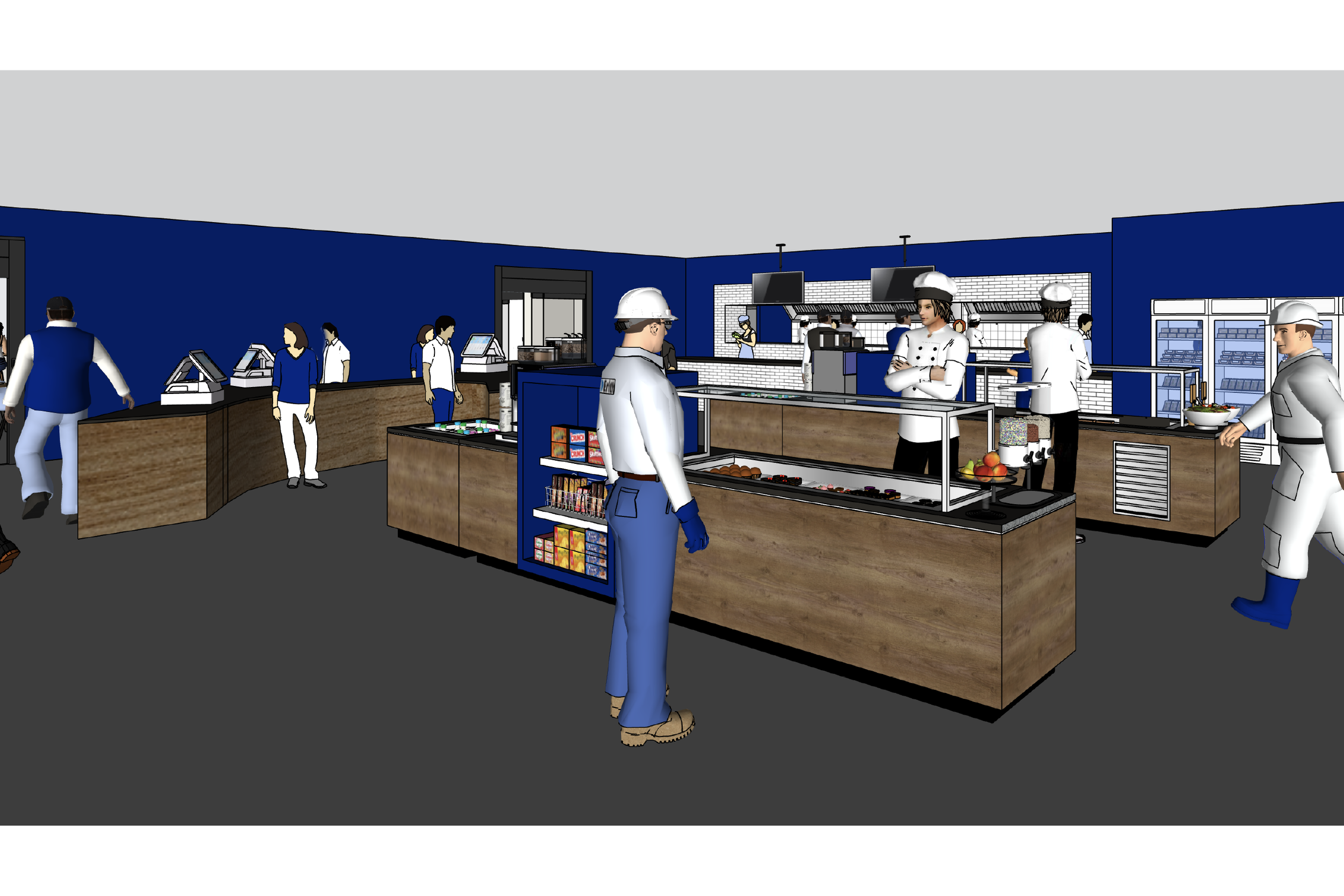 Salad/Dessert Bar, Snacks, Coffee