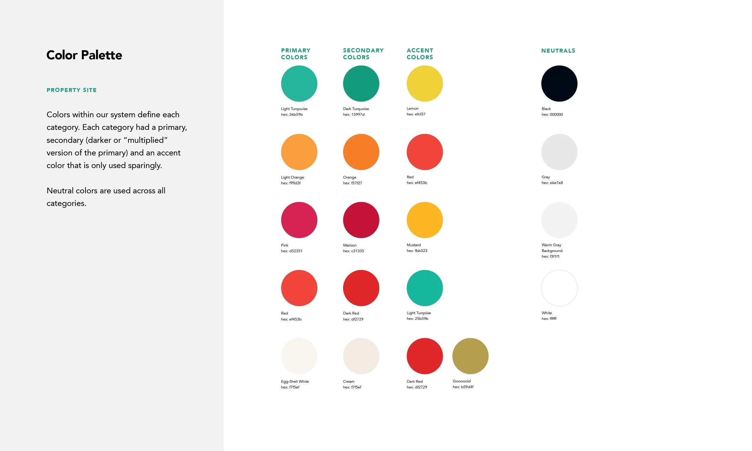 Regional Color Palette