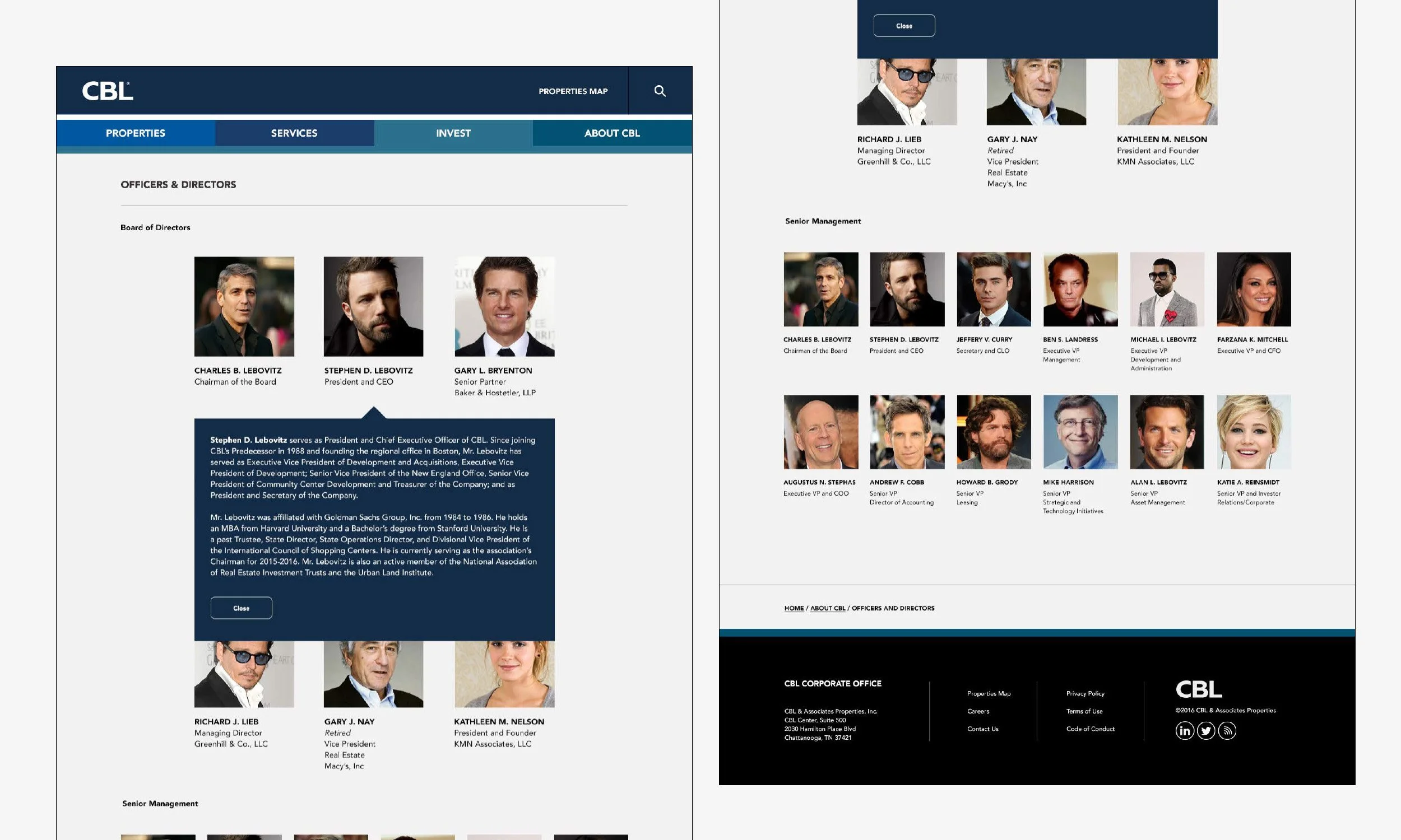 Corporate Page Sample