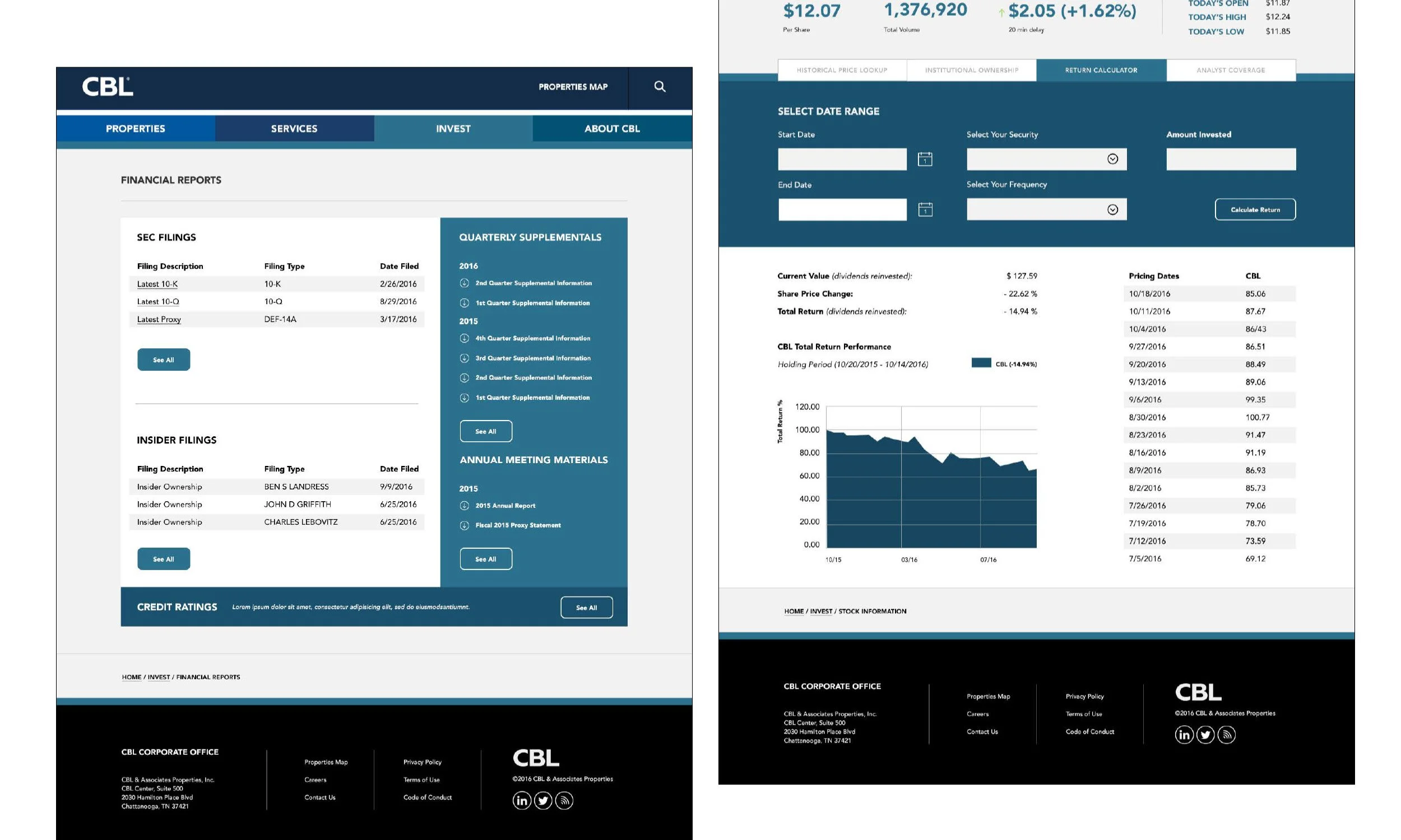 Corporate Page Sample