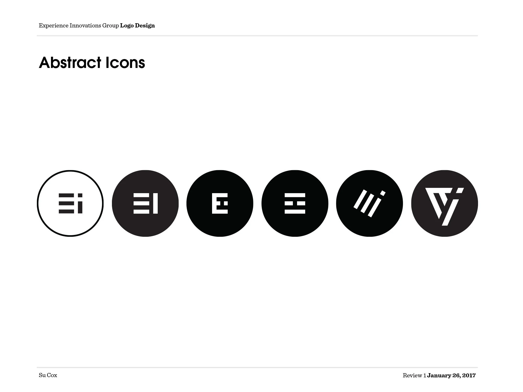 Abstract Icon Explorations