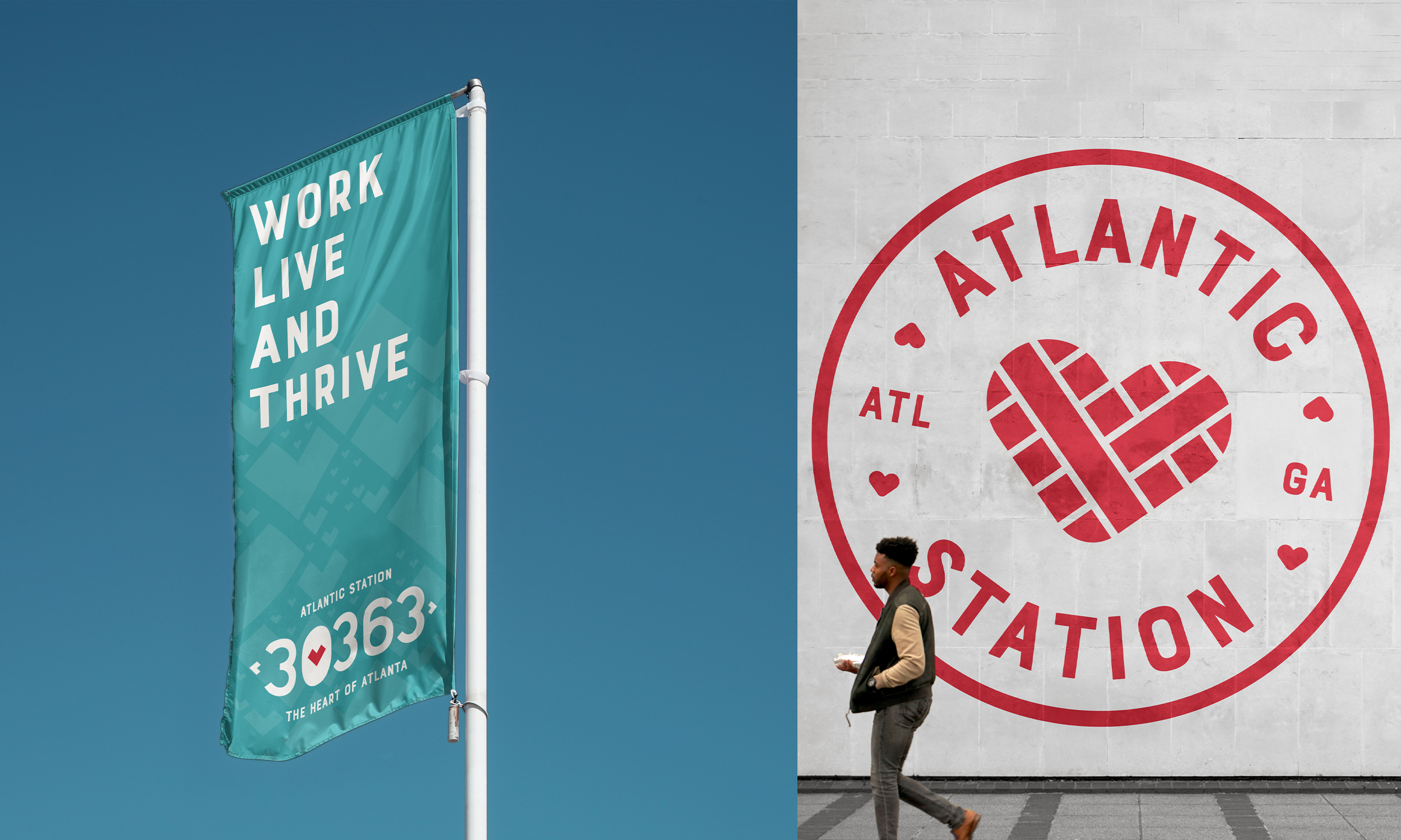 Street Banner and Wall Graphic