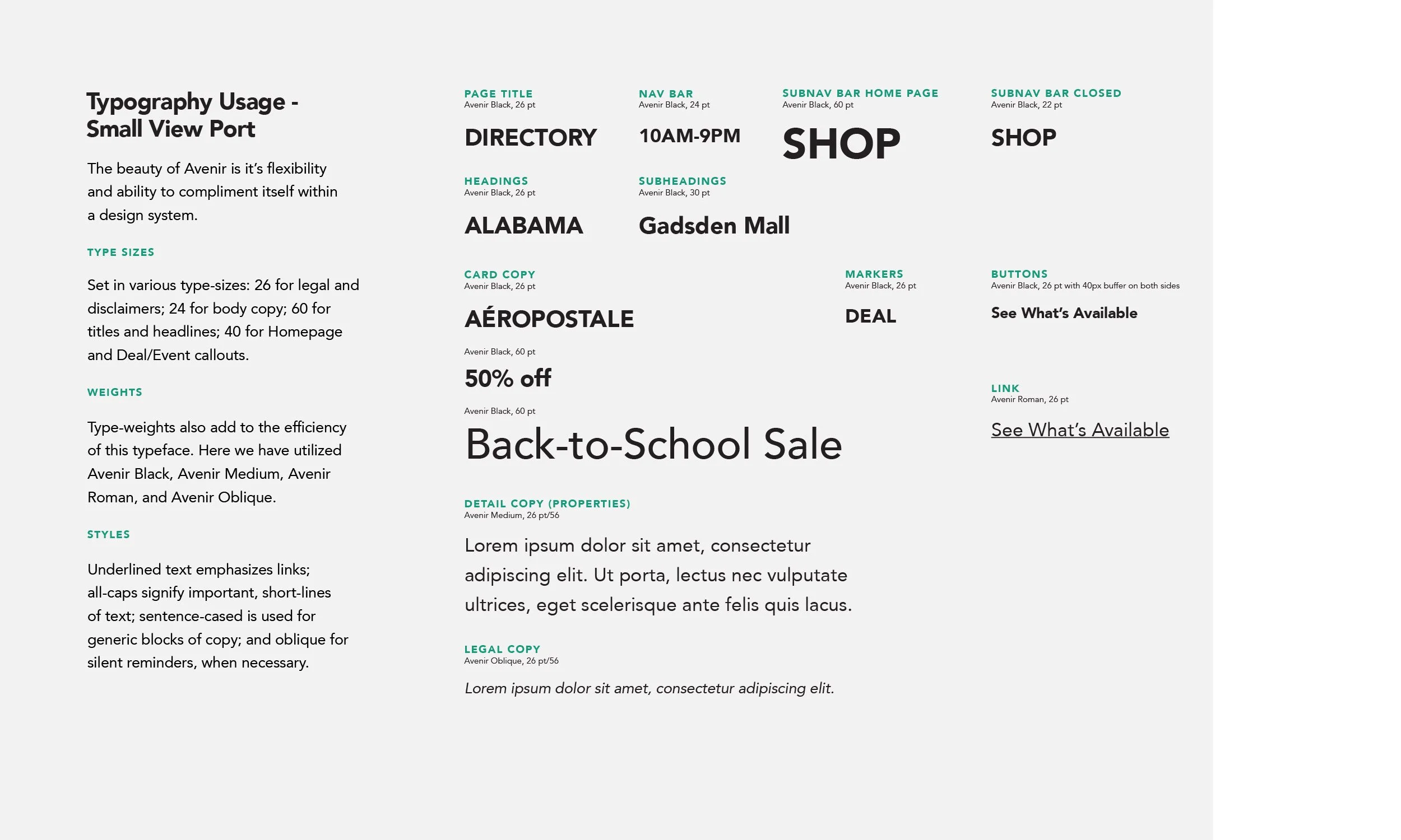 Type Samples