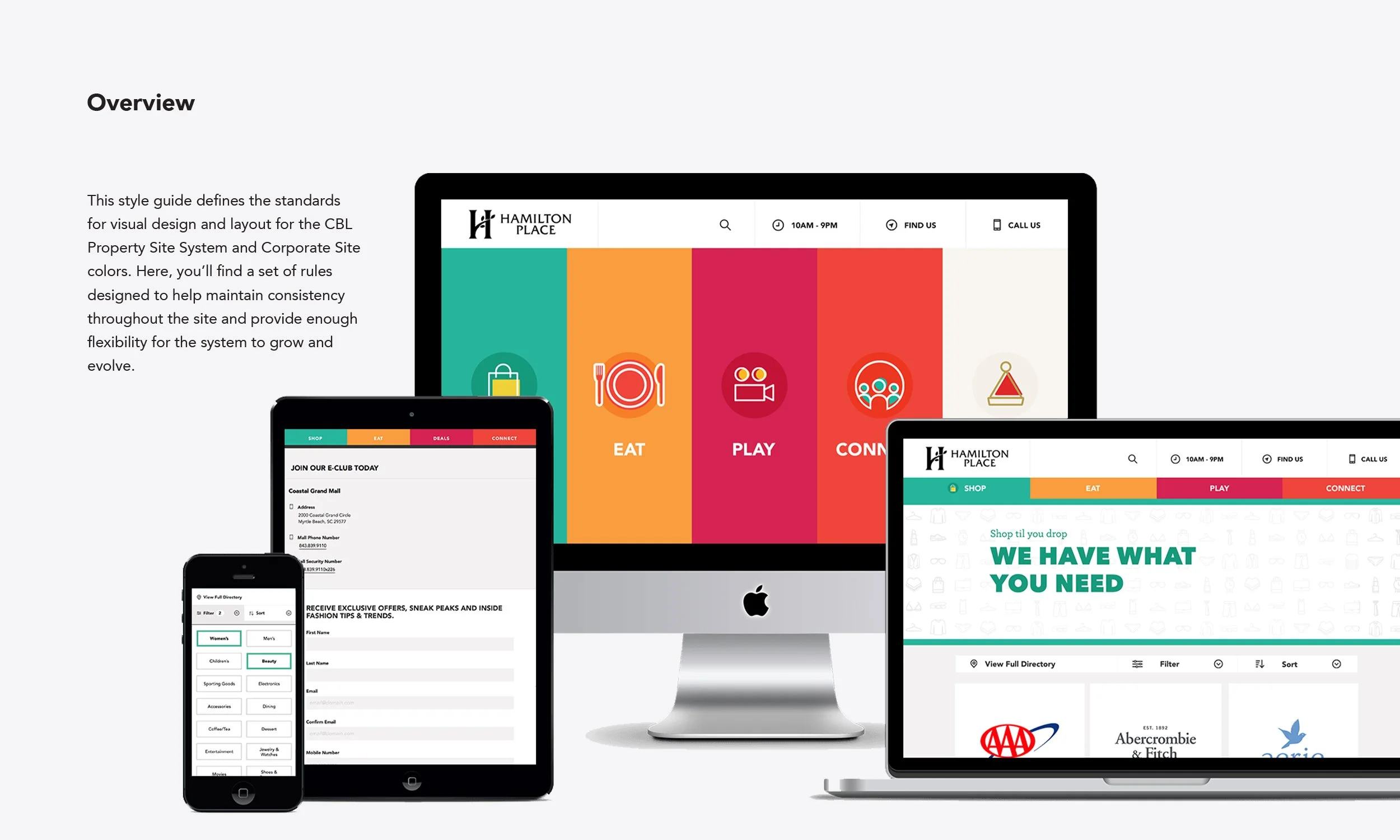 Regional Responsive Screen Set