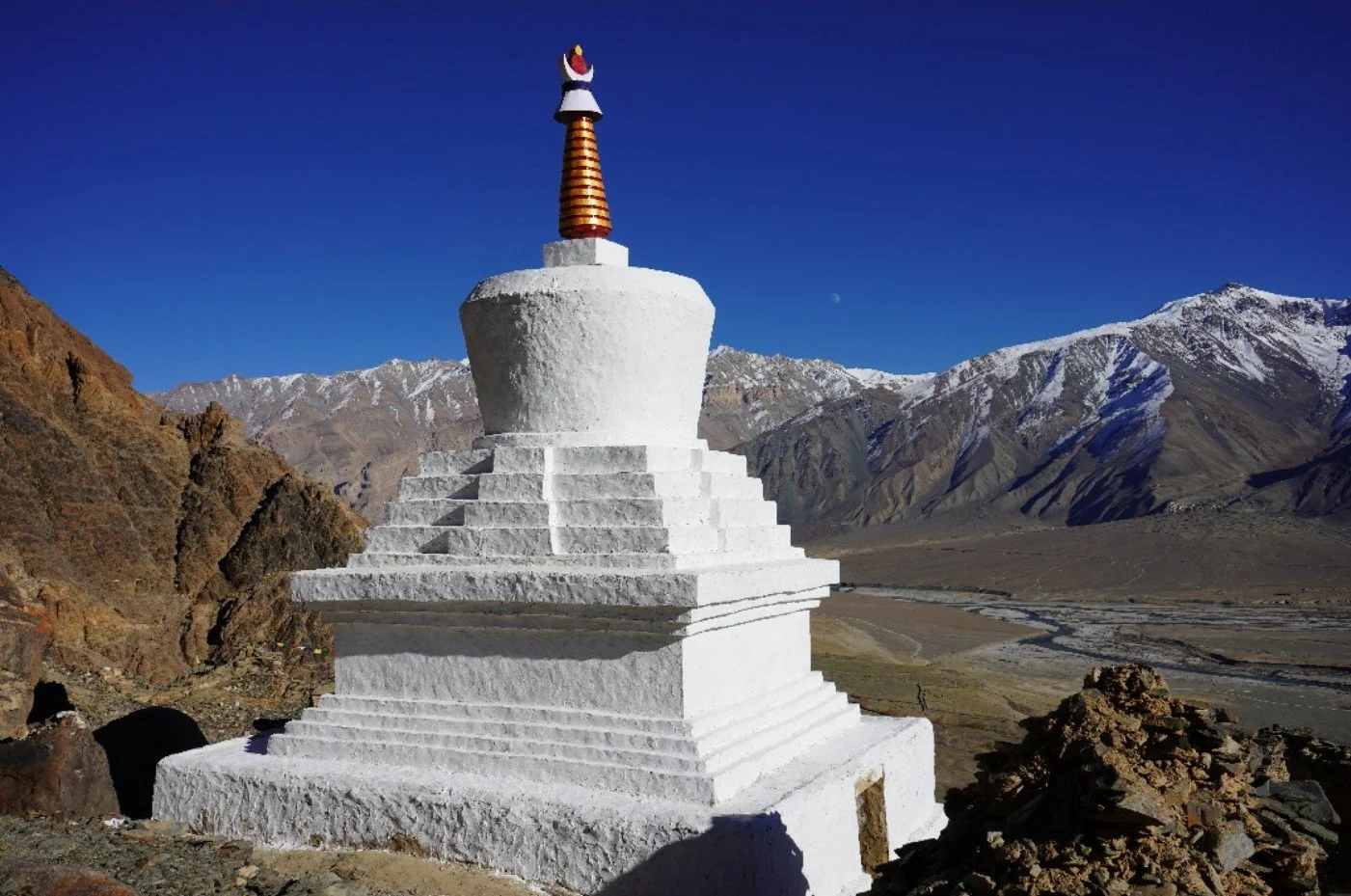 Kadhampa Chorten: After restoration