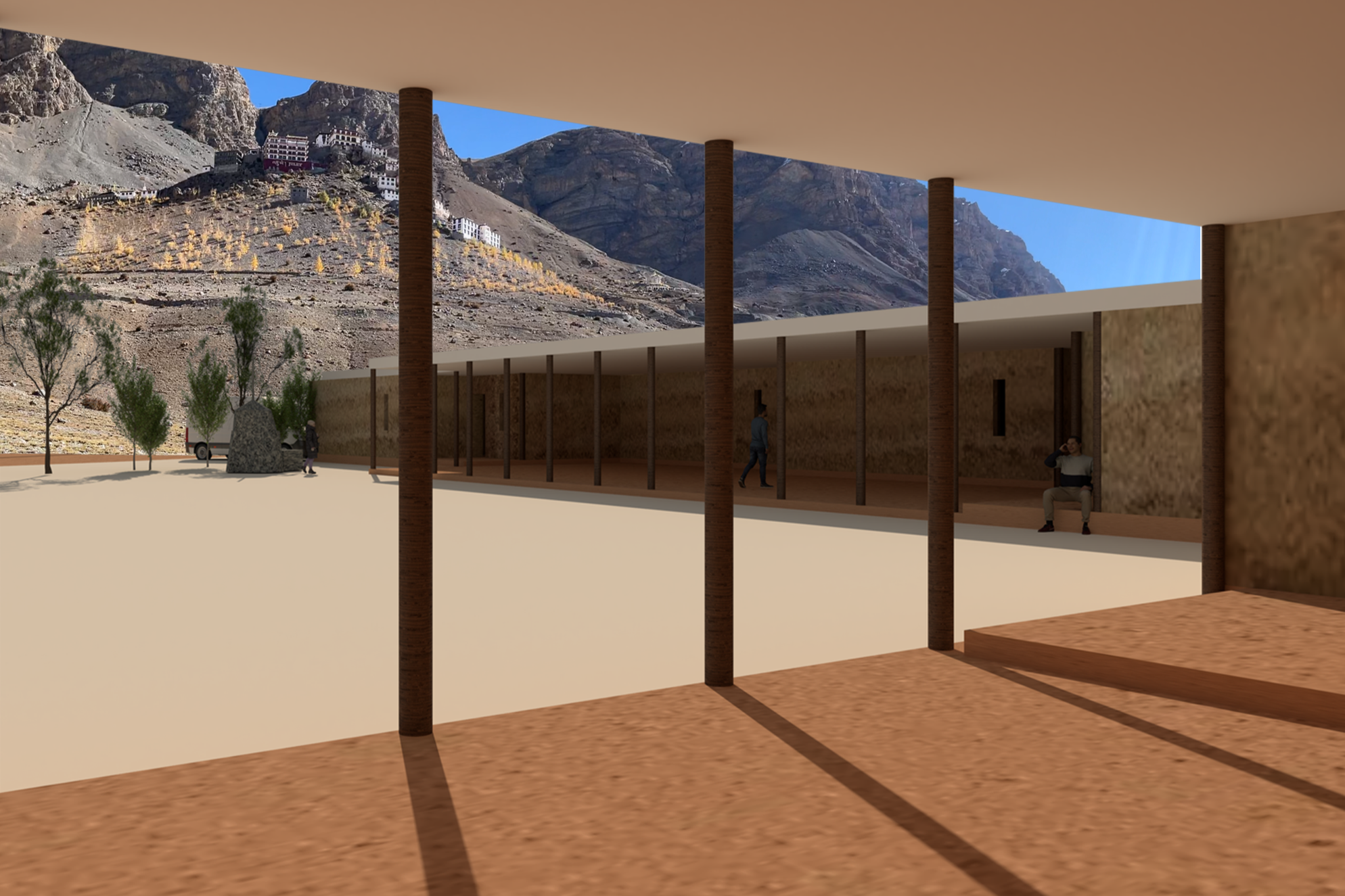 Spiti Valley Rammed Earth Retreat, India