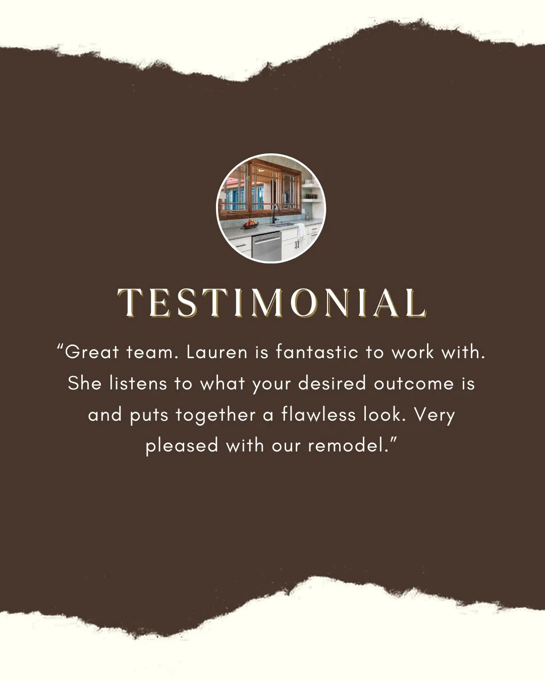 Nothing makes our day more than seeing a new review pop up after a job is finished. ✨⁠
⁠
We&rsquo;re so thankful for amazing clients who trust us and allow us to do what we love every day. 🤍