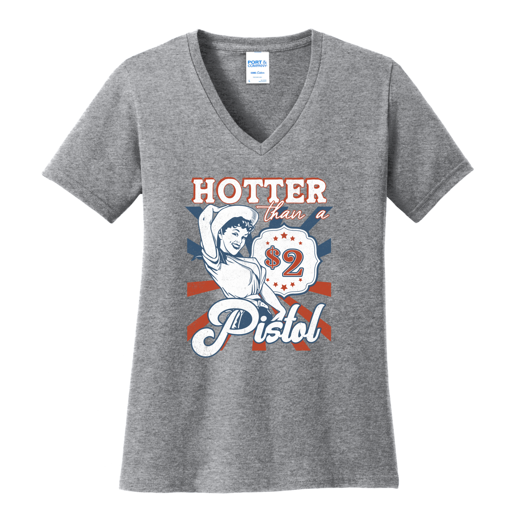 Loulu Designs "Hotter Than a $2 Pistol" Tee S-2XL