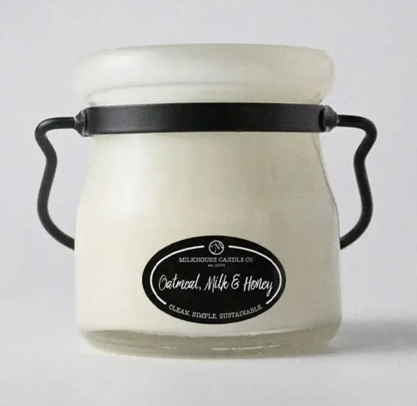 Milkhouse Candle Co. Oatmeal, Milk & Honey Cream Jar Candle 5oz