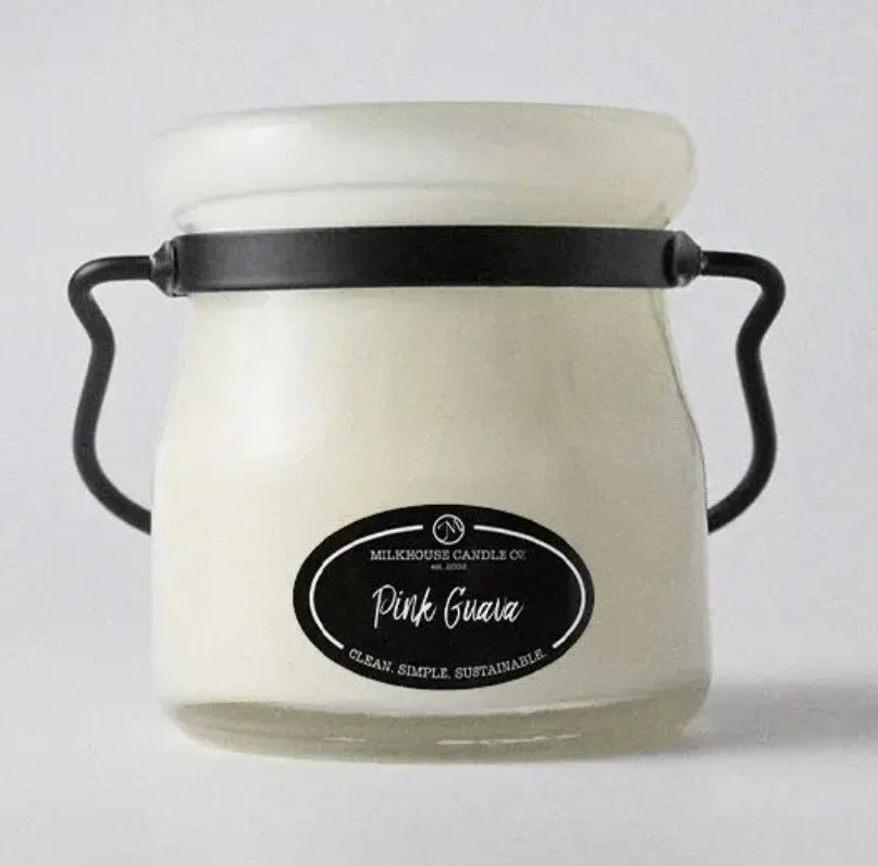 Milkhouse Candle Co. Pink Guava Cream Jar Candle 5oz