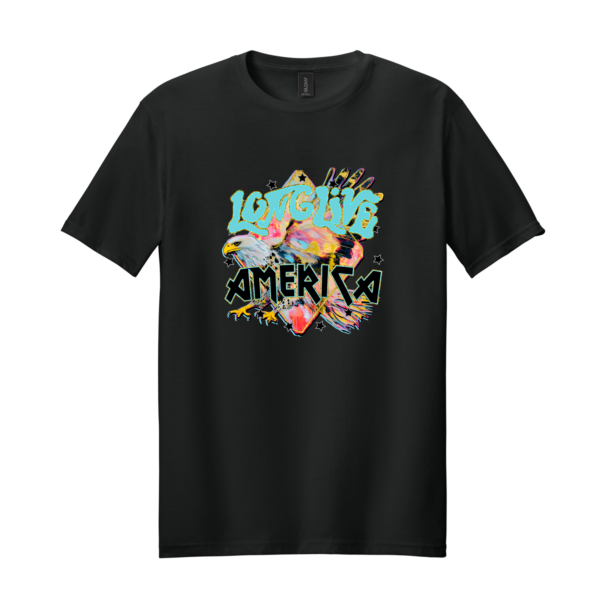 Loulu Designs Long Live America Eagle Tee S-2xl