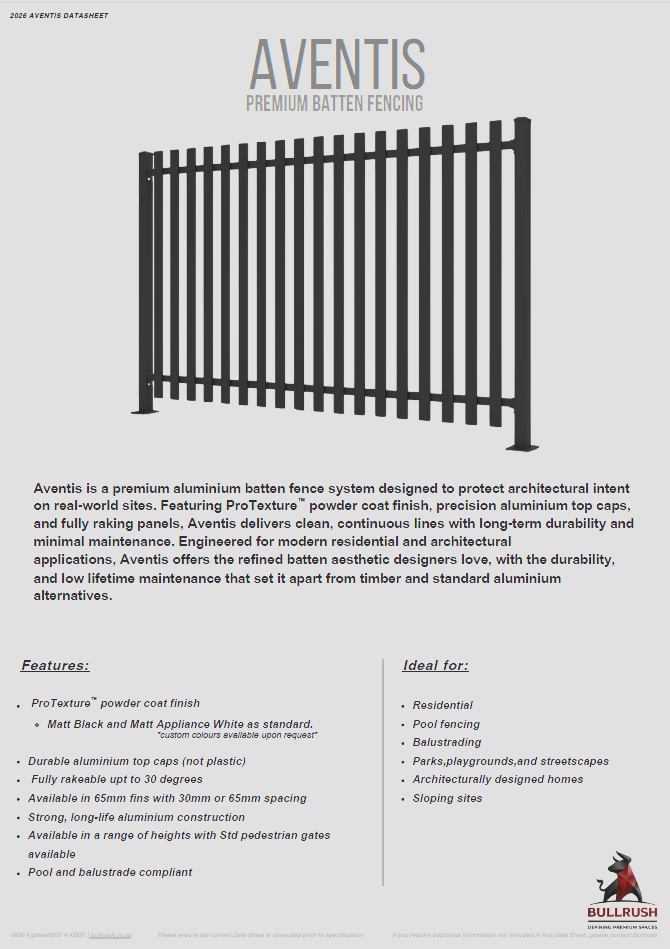 Aventis Data-Sheet Bullrush
