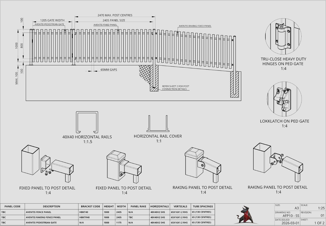 Aventis (65mm) Spec Sheet