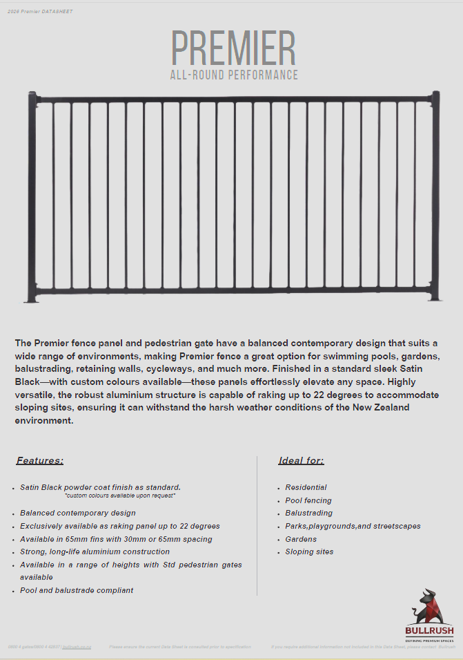 Premier Data-Sheet Bullrush
