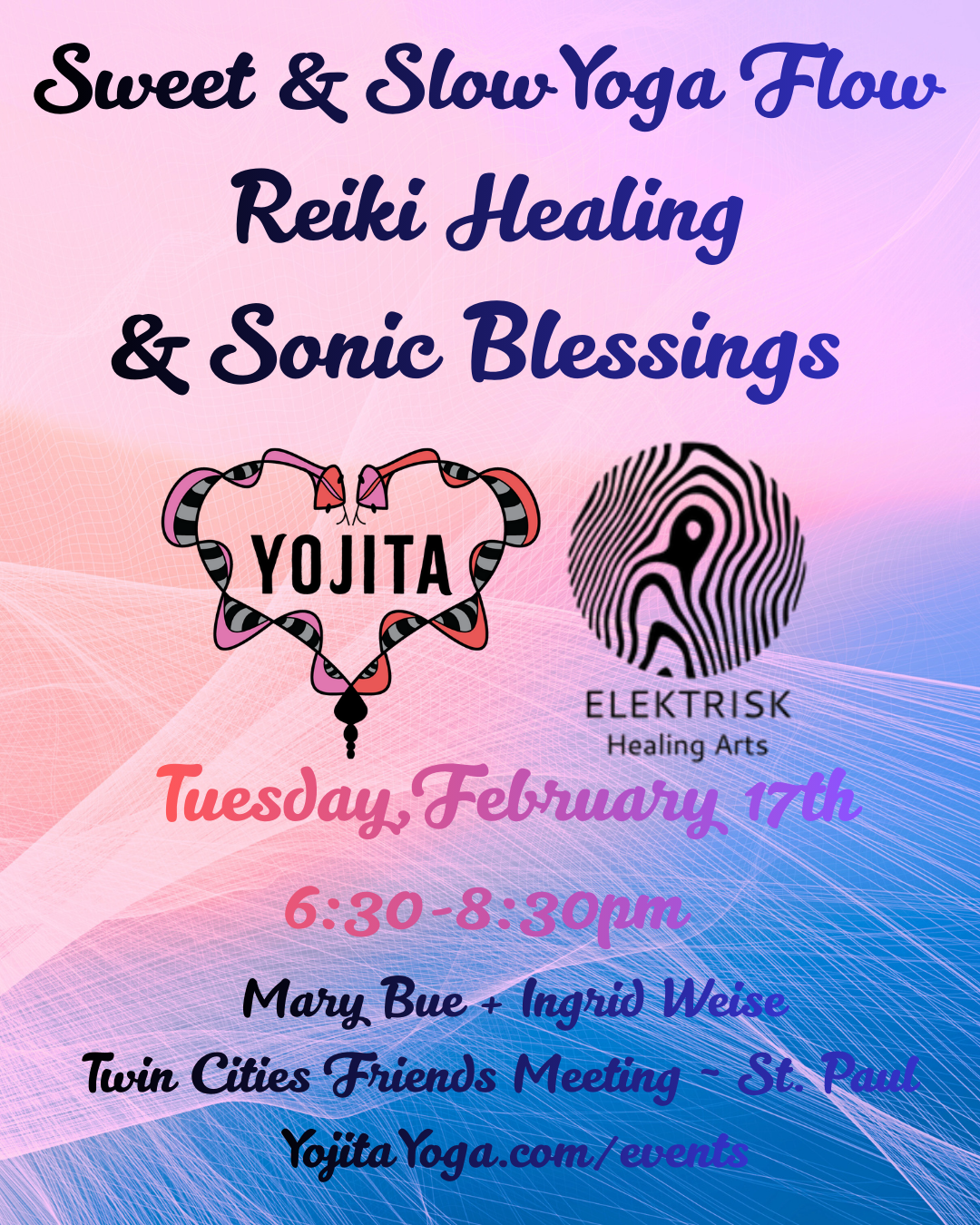 Slow Flow,  Reiki Healing & Sonic Blessings