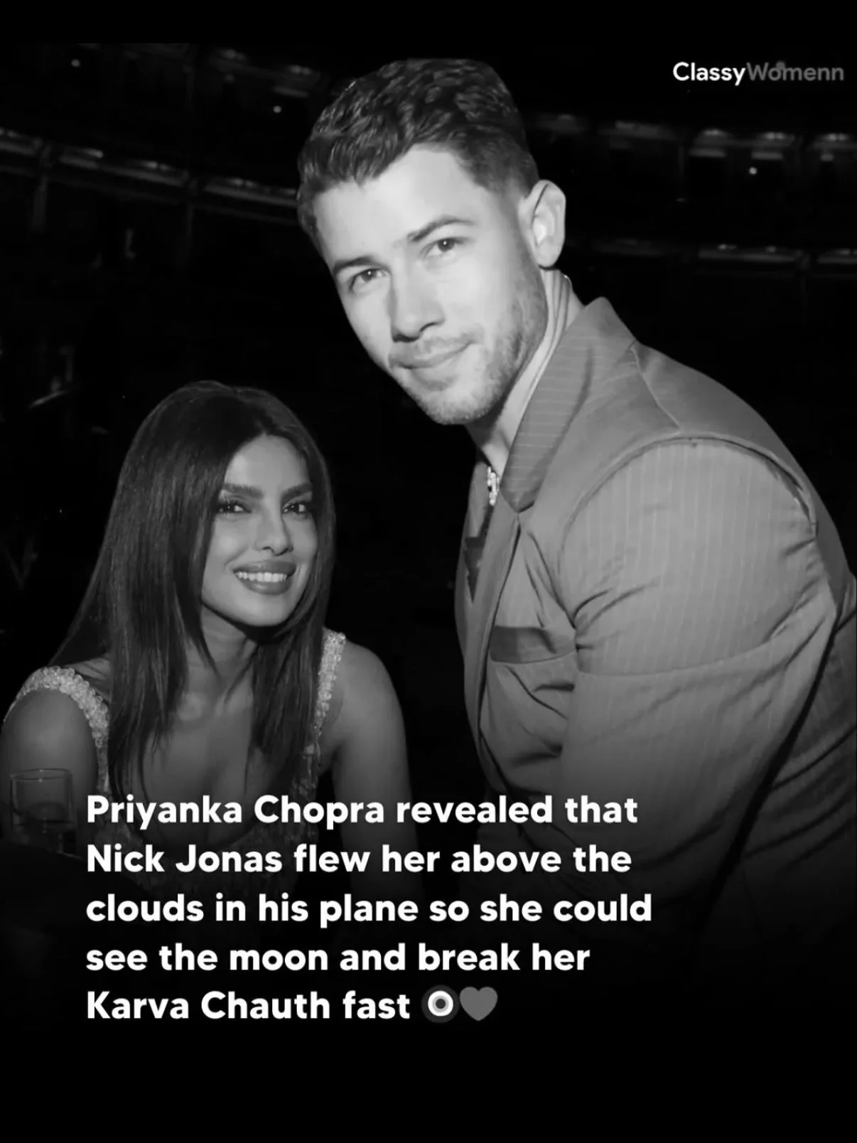 They even broke their fast together after seeing the moon, with Nick Jonas taking Priyanka over the clouds in his plane 🥹 

#priyankachopra #nickjonas #karvachauth #priyankachoprajonas #bollywood 

Priyanka chopra&rsquo;a karva chauth, Priyanka and 