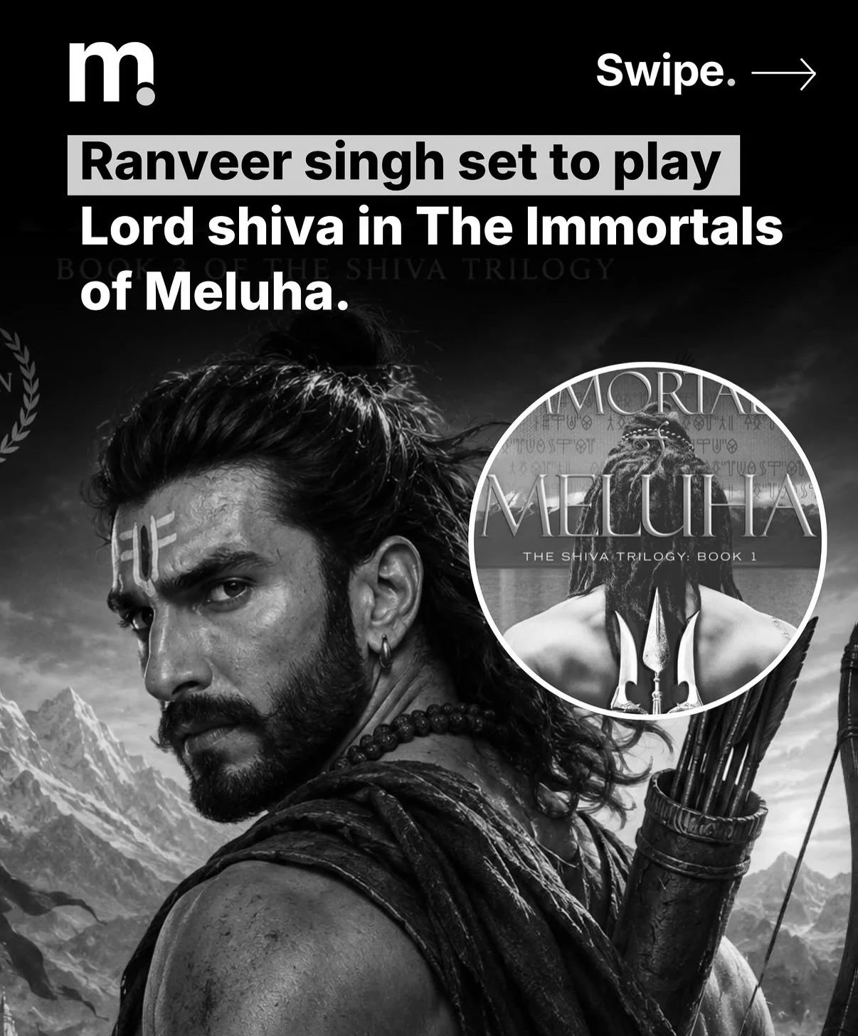 Ranveer singh as lord Shiva in the Immortals of Meluha 🪷

Rumors of Ranveer Singh playing Lord Shiva in The Immortals of Meluha have created massive buzz online, with fans praising his &ldquo;intensity, screen presence, and larger-than-life aura&rdq