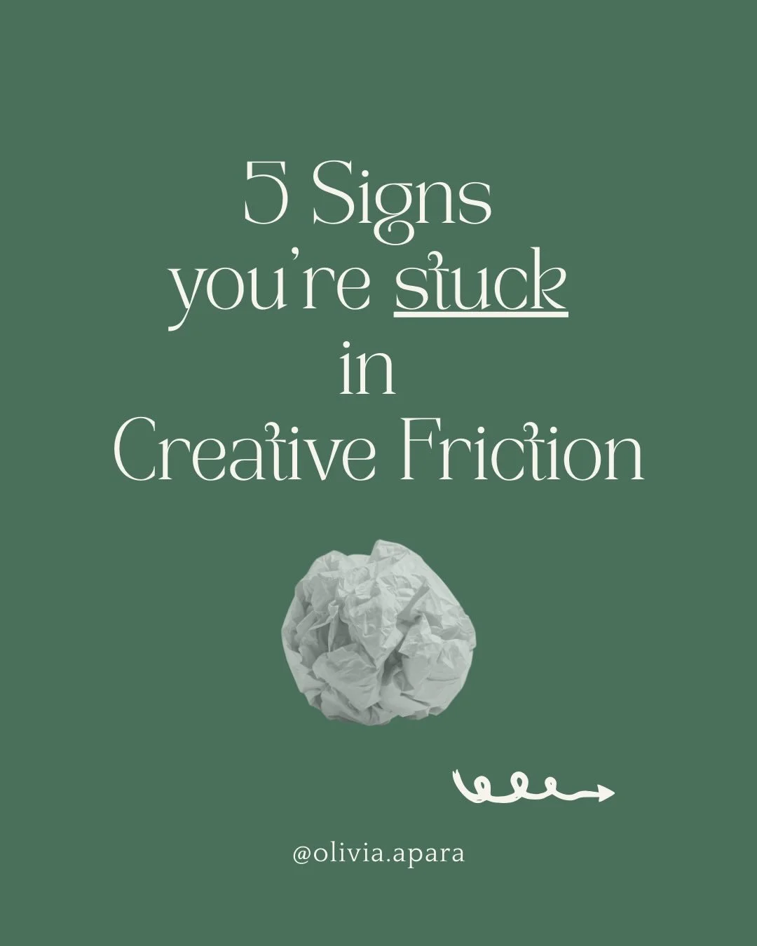 It&rsquo;s not weakness to relate to 1 or all 5 of these. We&rsquo;re going to call that useful data 🤓.

The friction you&rsquo;re feeling is not about talent or discipline. It&rsquo;s about the gap between who you say you are (even if only to yours