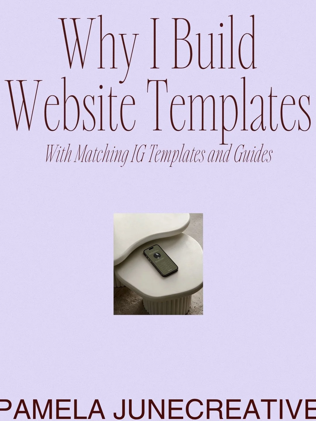 A website template is helpful, but it&rsquo;s not the whole picture.

Because once your website is done, you still have to show up everywhere else. Instagram posts, launch graphics, offer updates and random &ldquo;I should probably remind people I ex