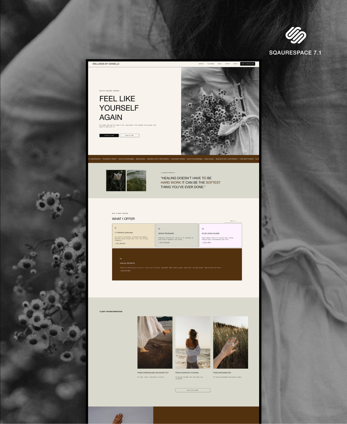 Wellness by Danielle | Squarespace 7.1