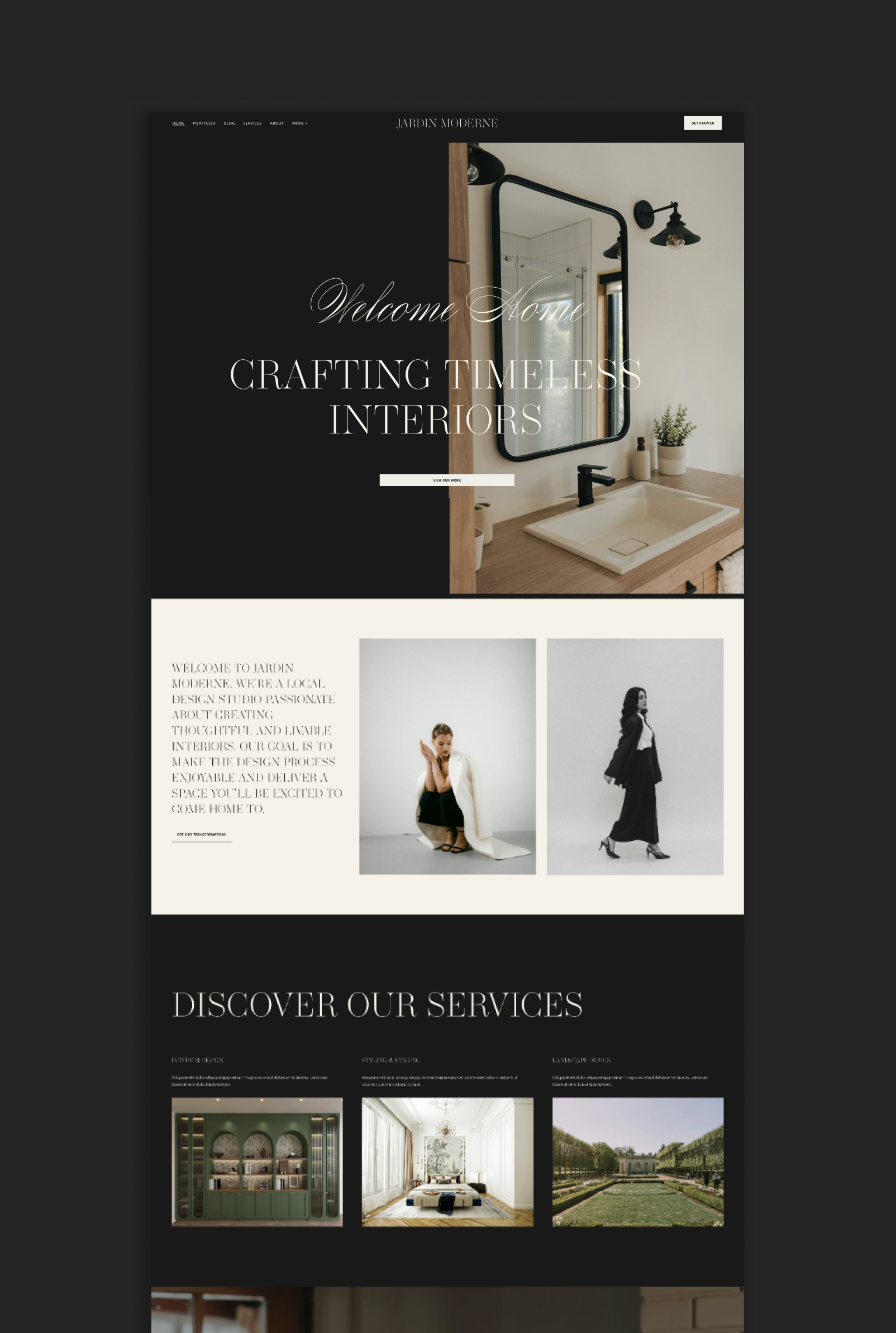 Jardin Moderne Template