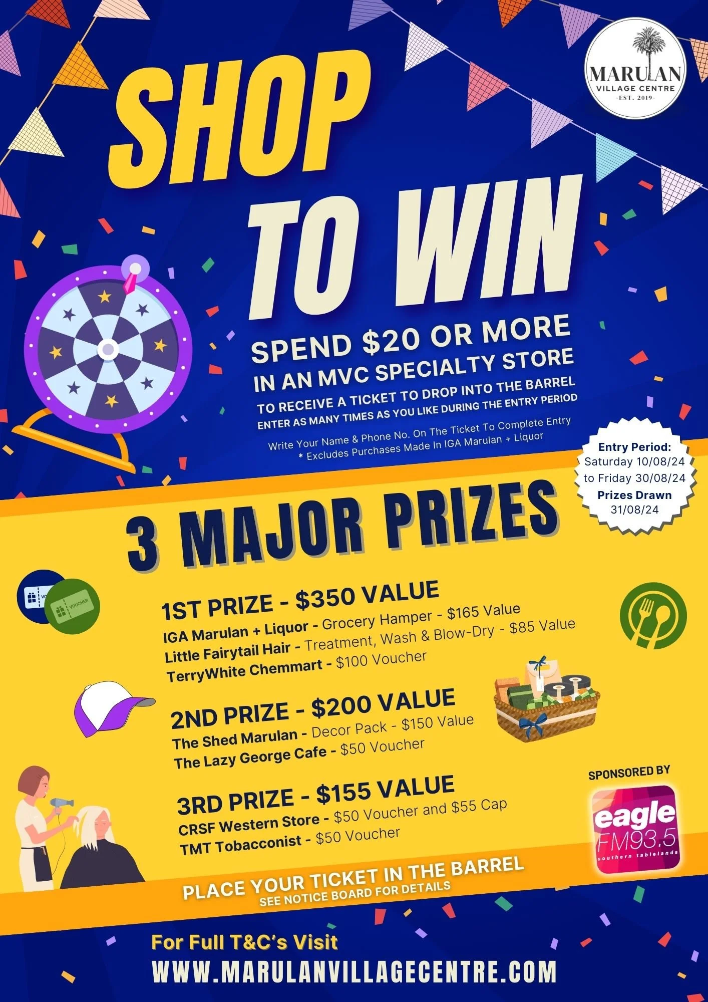 Compettion Win Competitions — Marulan Village Centre