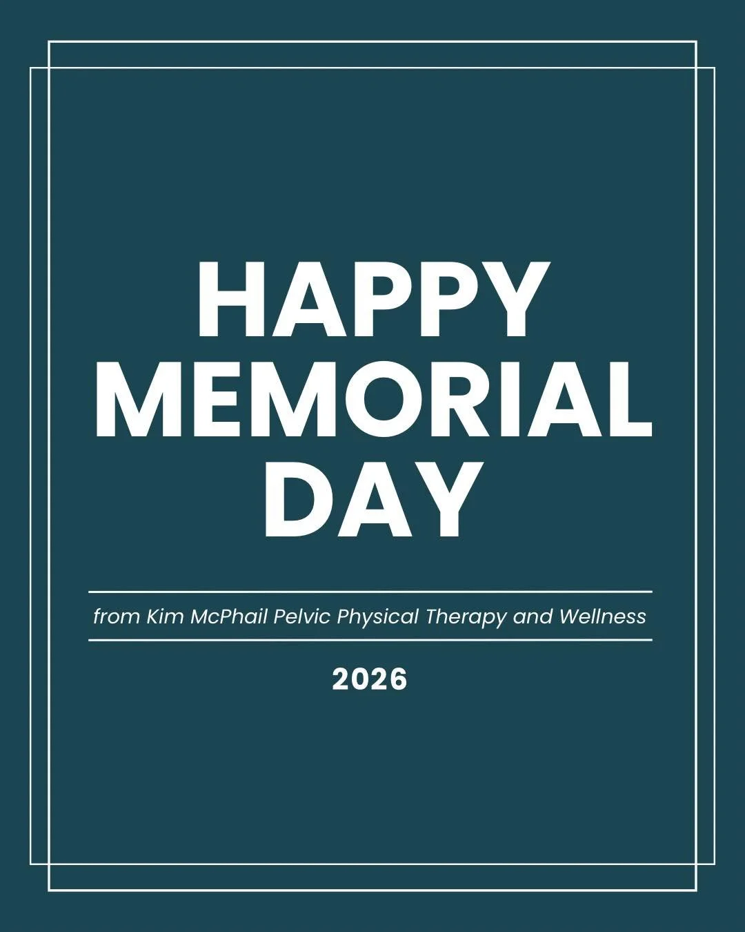 This Memorial Day, we pause to remember and honor the men and women who gave their lives in service to our country.

Wishing everyone a meaningful day filled with gratitude, reflection, and time with loved ones.

#WomensHealth #PelvicHealthMatters #W