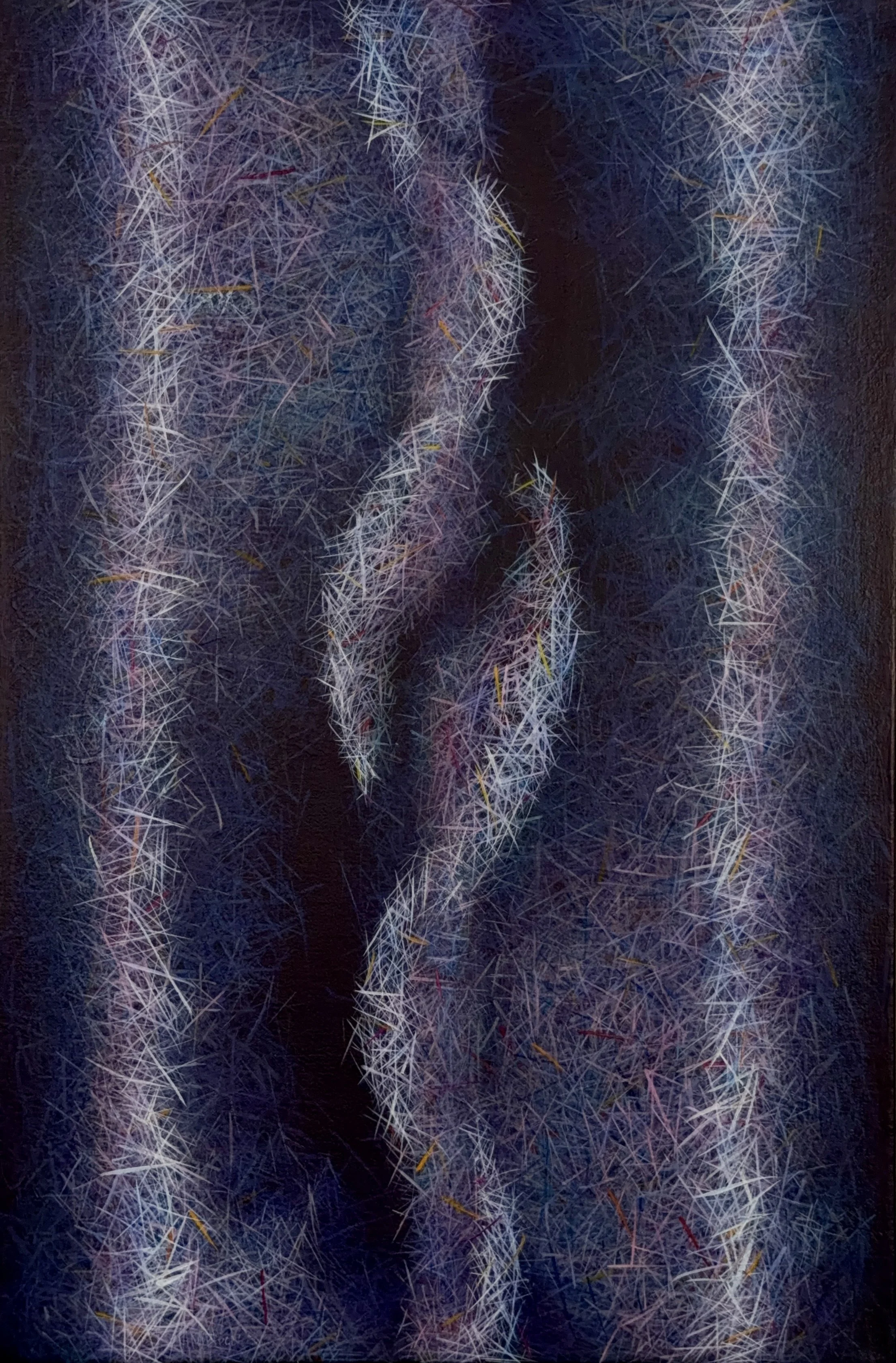 "Forgather" 24 x 16 x 2, Acrylic on Stretched Canvas, 4/2026