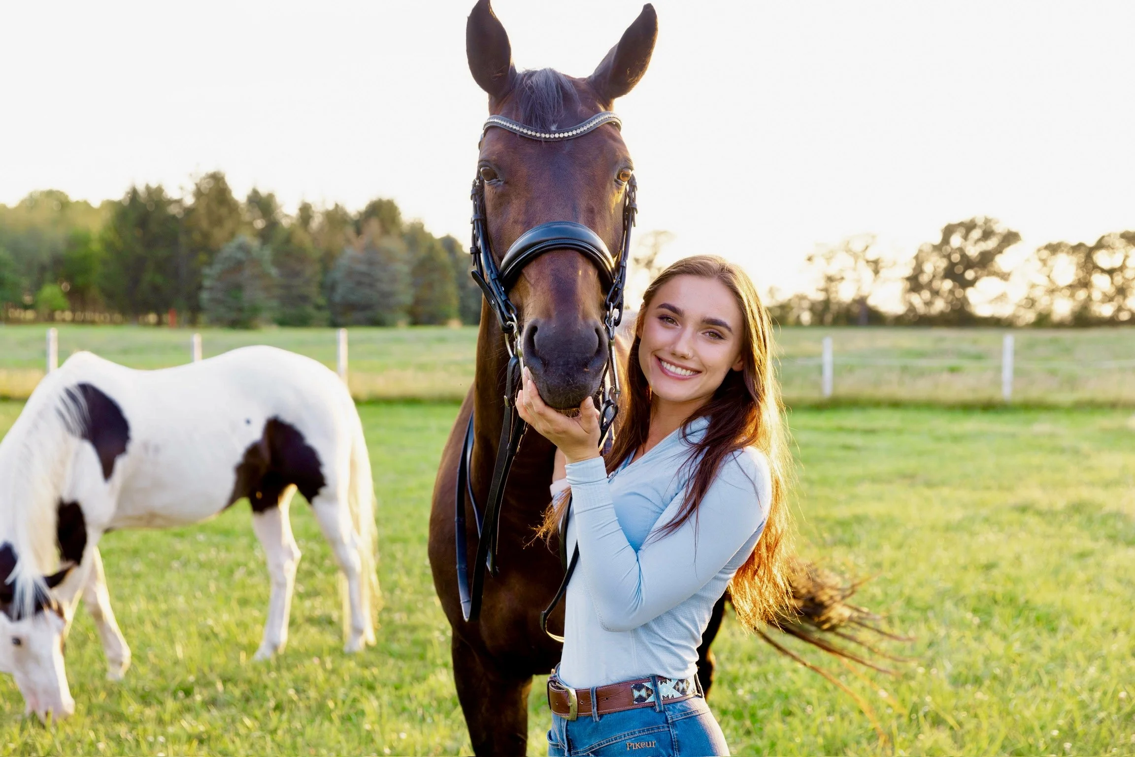 Ciara and Sugar w Bridle.jpeg