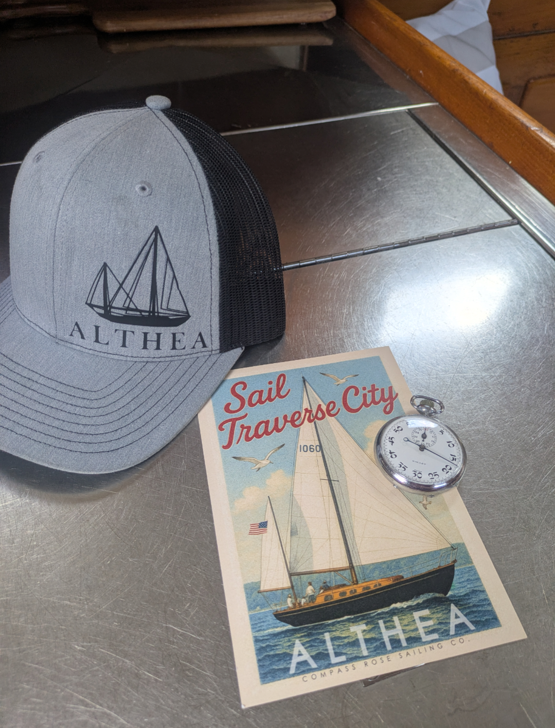 Traverse City, MI - Merchandise Promotional Photos for Compass Rose Sailing Company - Cell Phone 