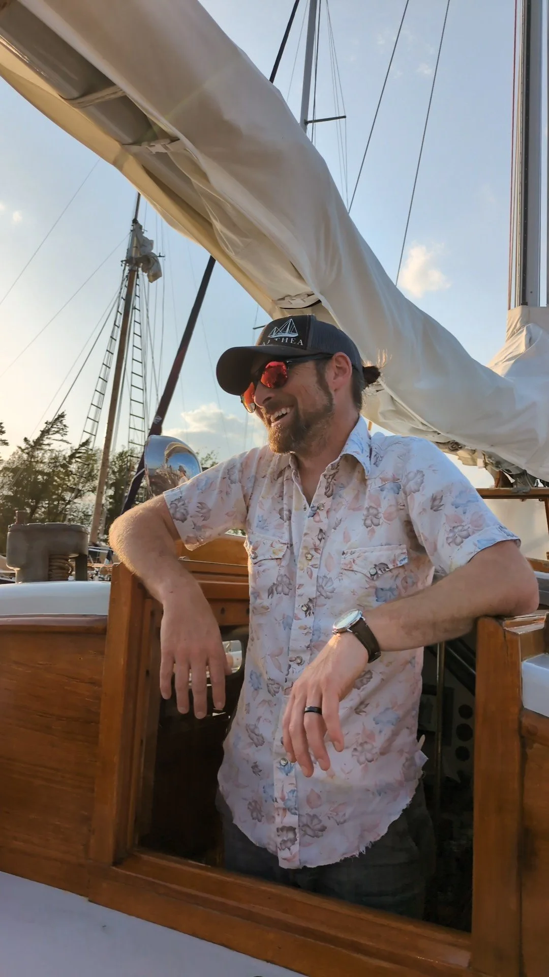 Traverse City, MI - Captain Brett Derr on the Althea - Cell Phone 