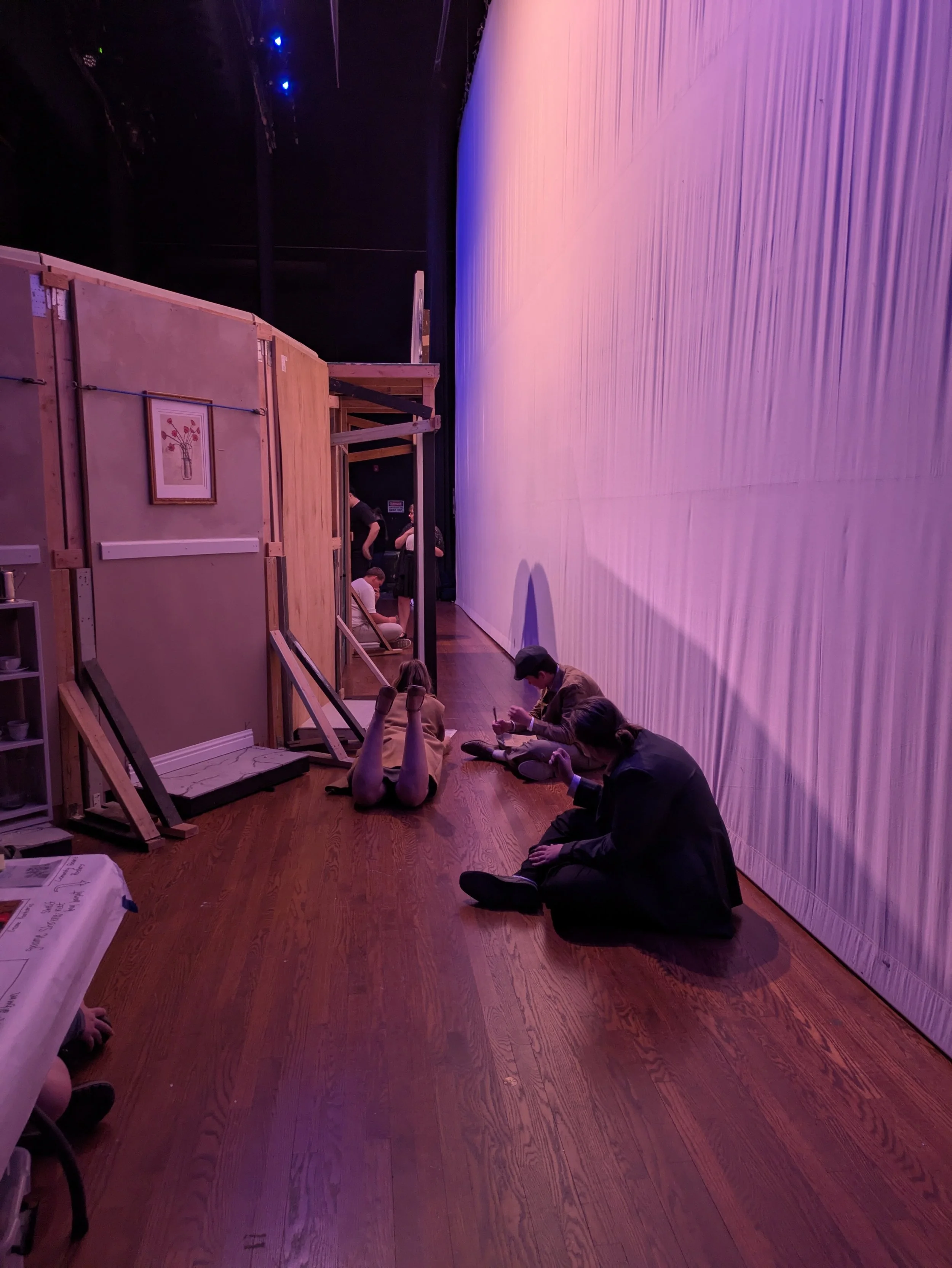 Fort Collins, Co - Back Stage of a High School Production of the Musical "Amelie" - Cell Phone 