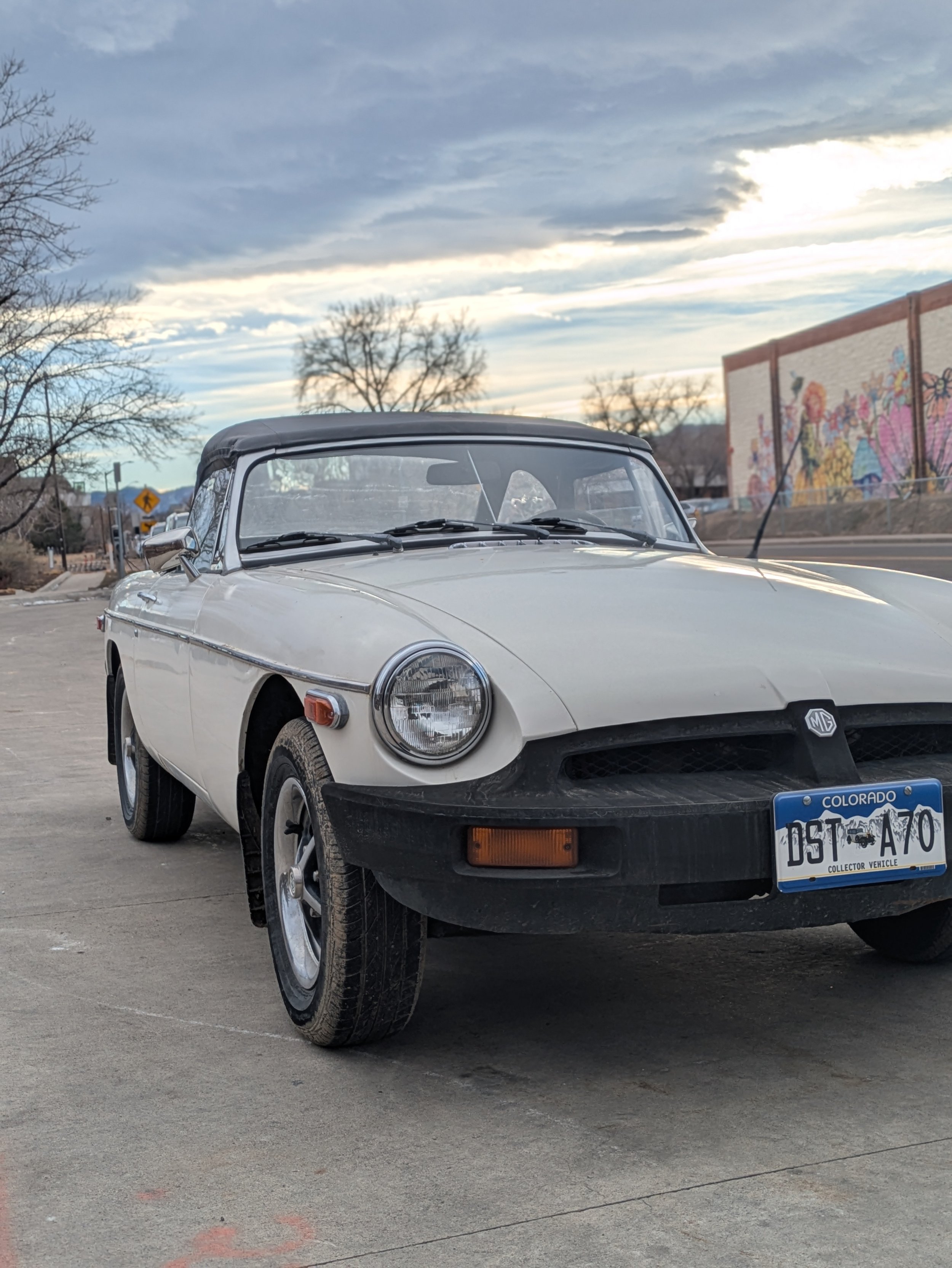 Fort Collins, Co - 1980 MG - Front Center-Right - Nikon D3200 Camera