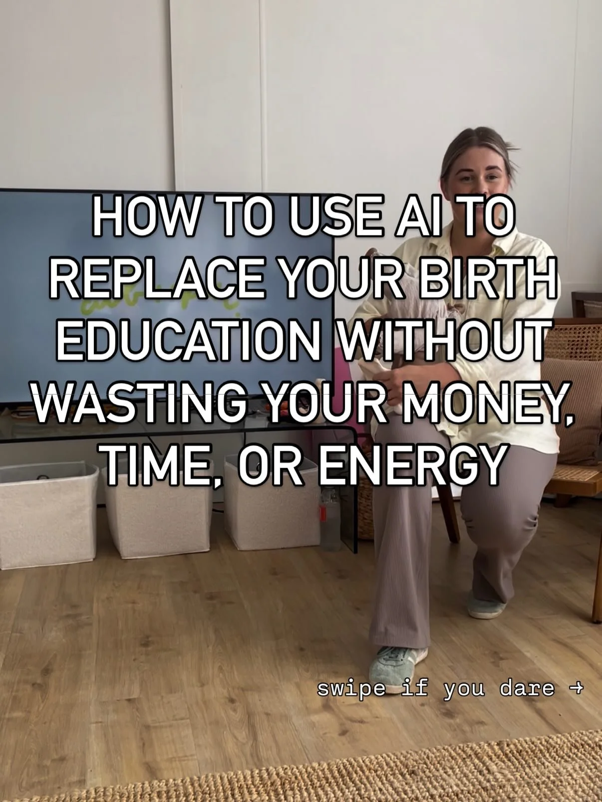 AI can tell you a lot of things&hellip; But it cannot hold space for you, answer your panicked 2am question with actual nuance, or make your partner finally get it during the breathing exercise.

That&rsquo;s what we&rsquo;re here for! 🫶🏻

We want 