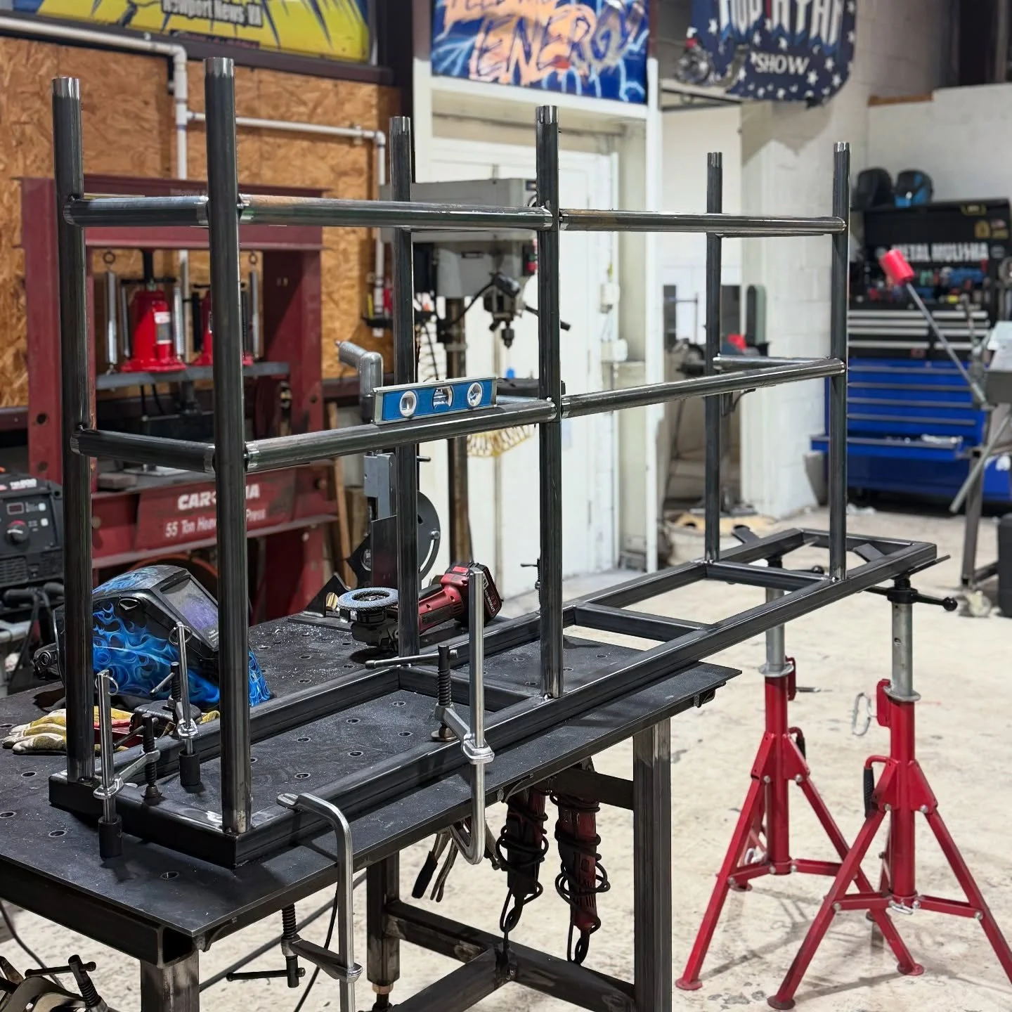 Check out this custom tube frame formed up for a granite countertop.
We are proud to see it at this new local restaurant coming soon in Hampton, Virginia!
#Custom #Fabrication #Handmade #757 #LocalFabricator #CommercialWelding #HamptonRoadsWelding