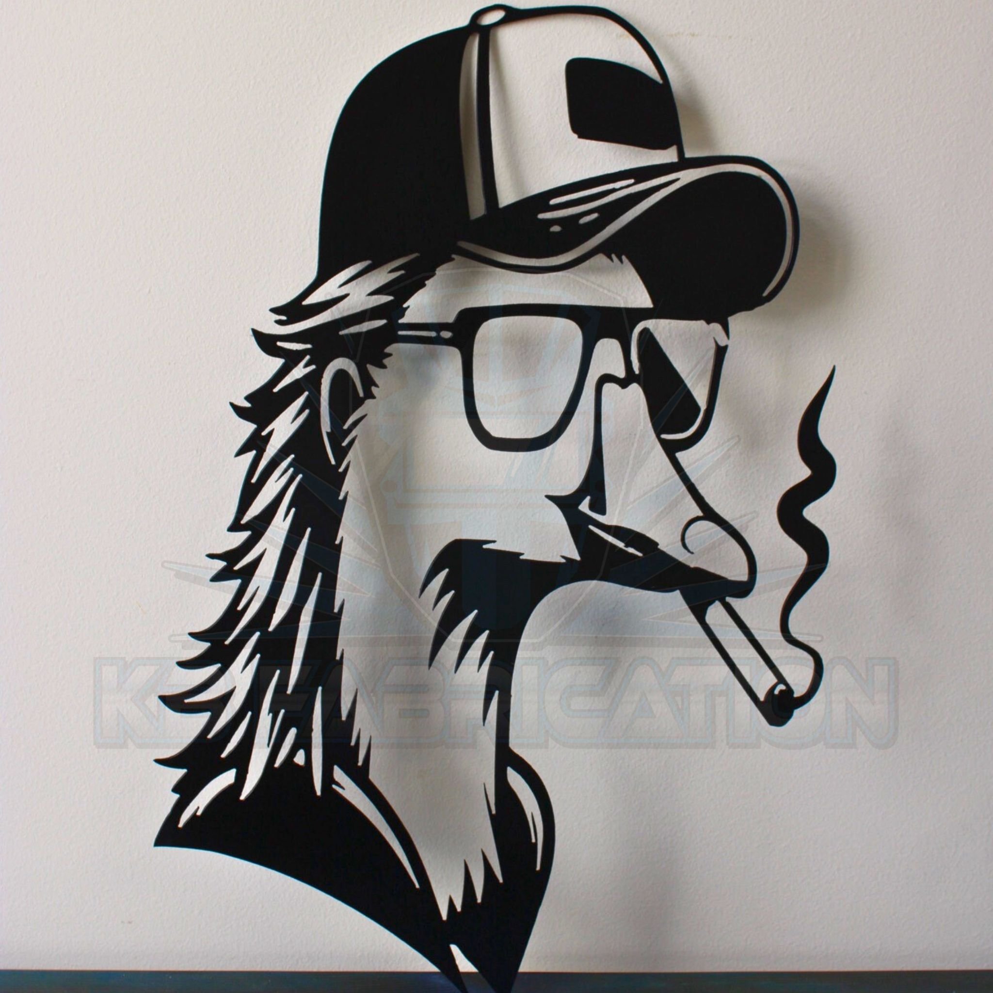 Dooby Duck Metal Wall Art | Funny Rustic Decor | KB Fabrication