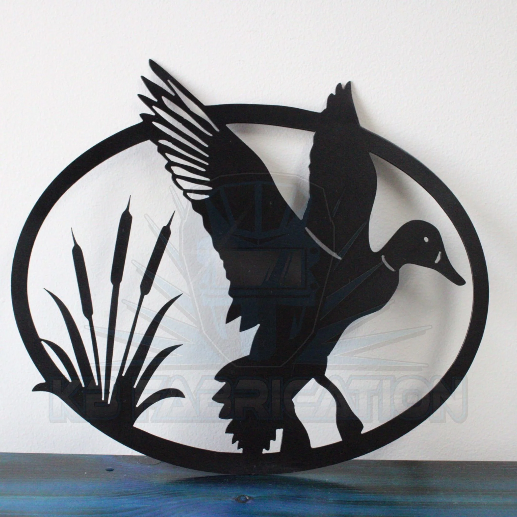 Hunting Duck Wall Art - Flying Duck Metal Wall Sign