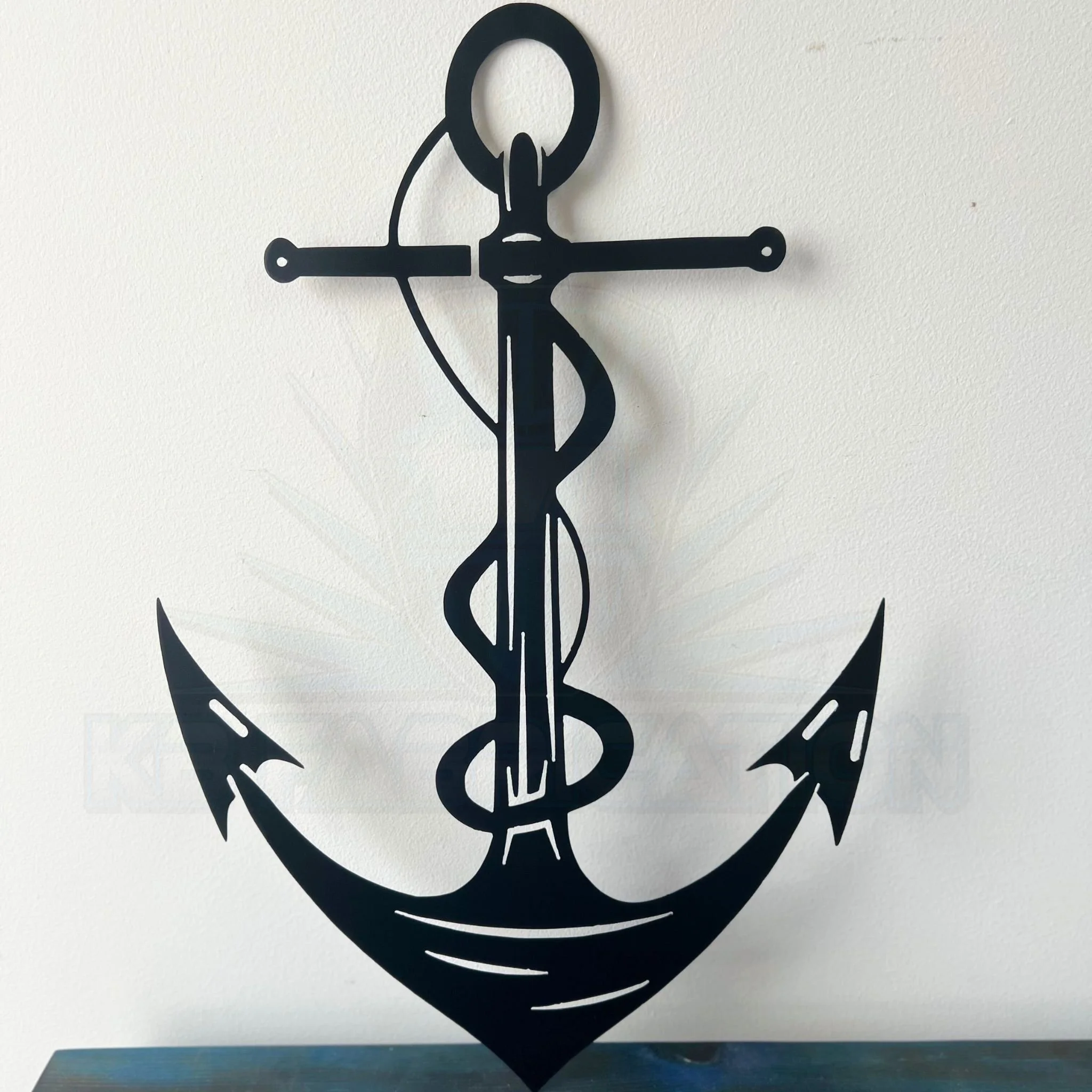 Anchor Metal Wall Decor | Nautical Home Decor | Ship Anchor | Beach House