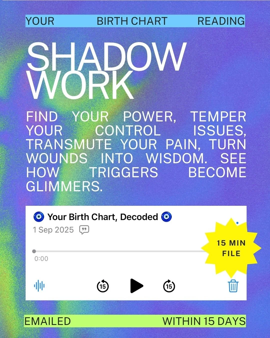 Your Shadow Work: 15 Minute Voice Memo