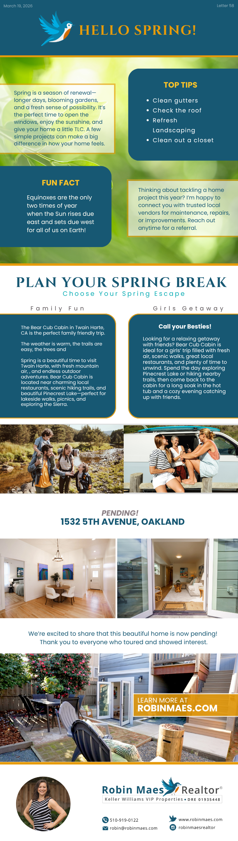 March Newsletter #58 - 03/19/26 