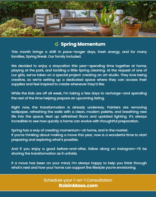 April Newsletter #61 - 04/10/26