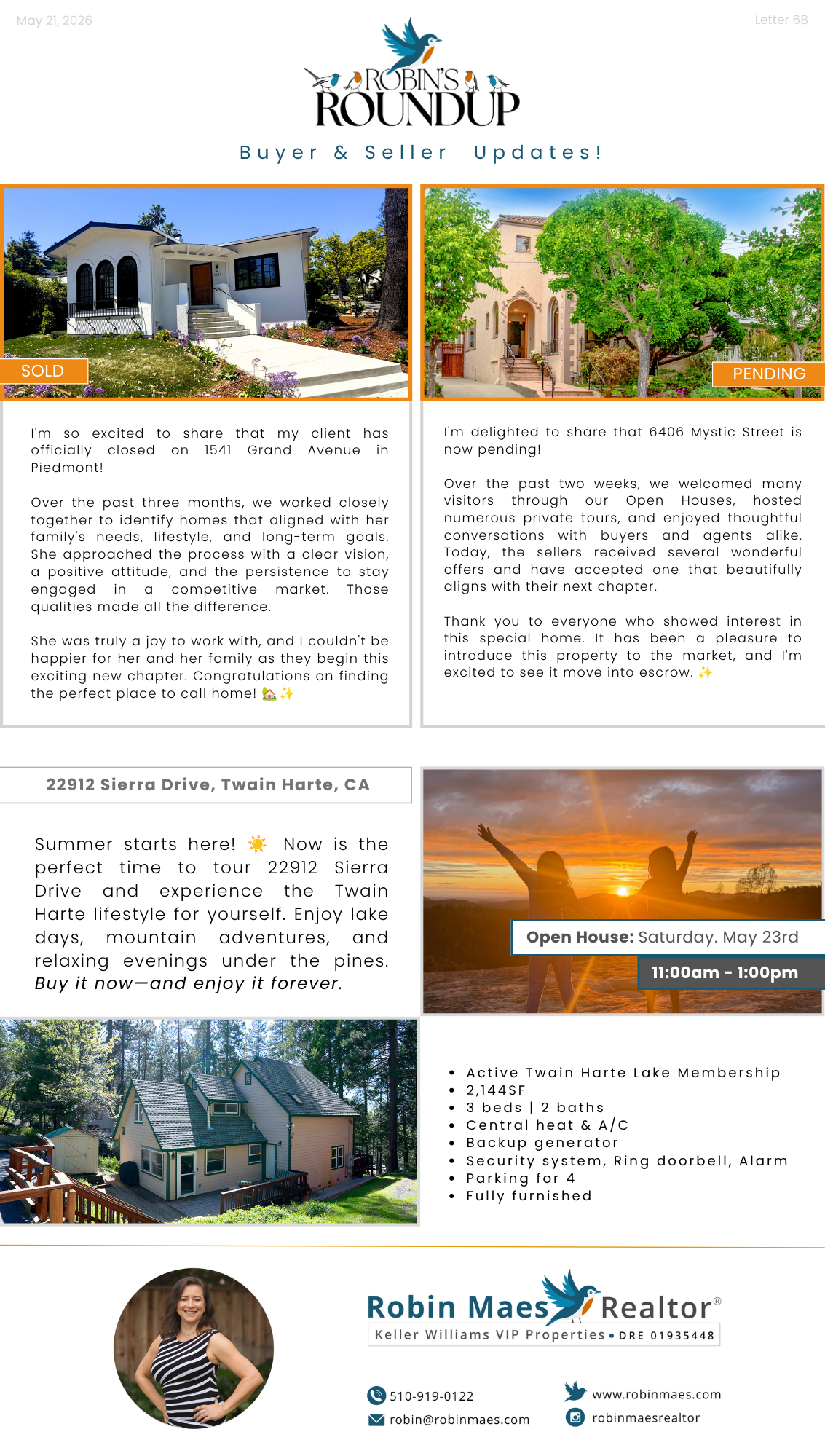 May Newsletter #68 - 05/21/26