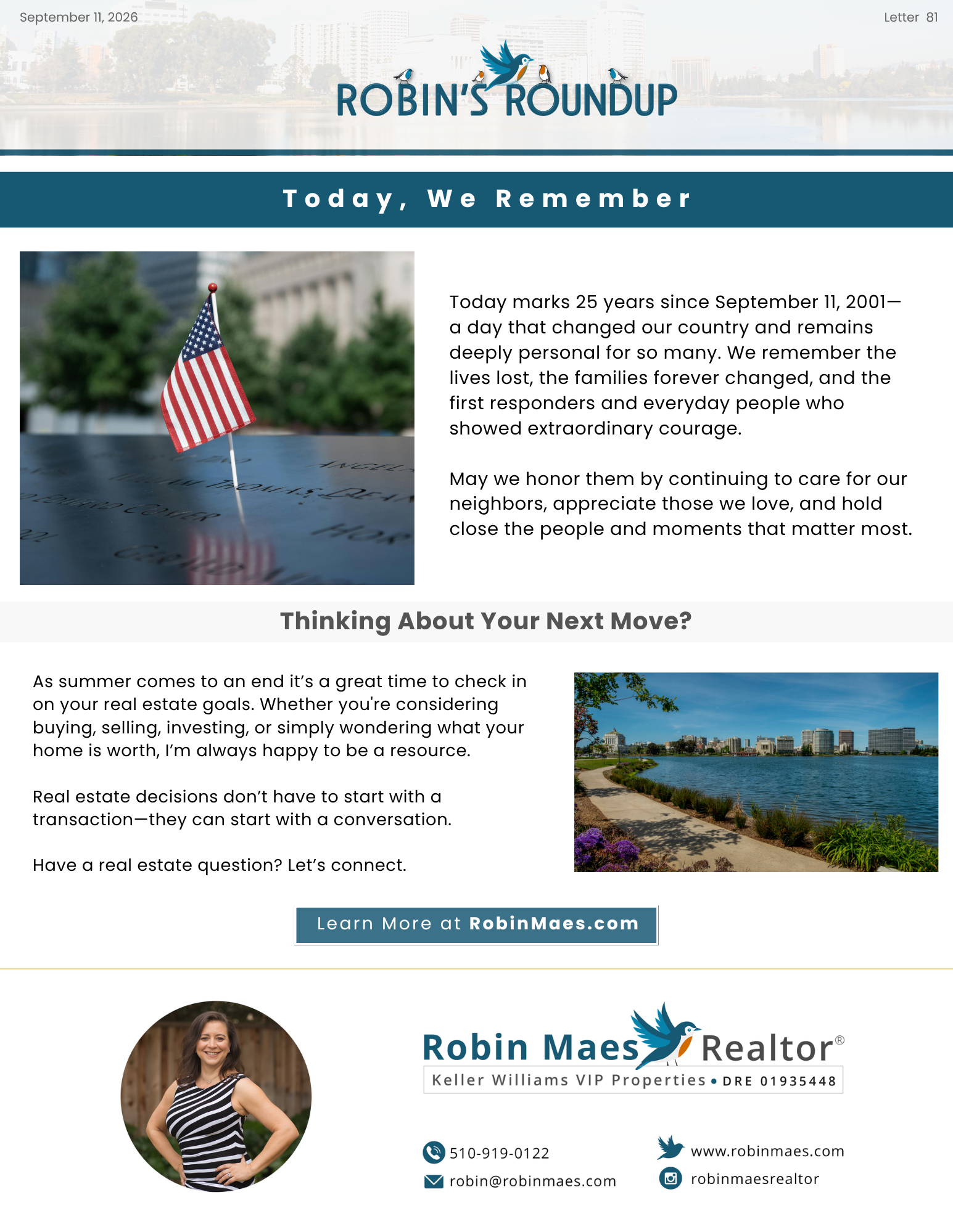 September Newsletter #81 - 09/11/26