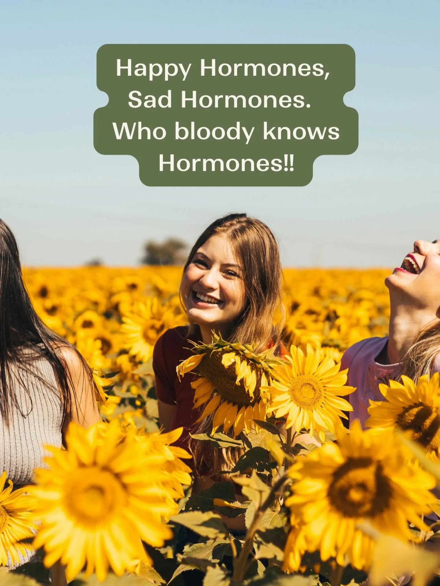 To my gal pals lets talk hormones&hellip; our amazing little friends who you wouldn&rsquo;t even want to imagine life without BUT will leave you driving along the freeway ugly crying to a sad song that reminds you of an ex on the way home to a junk f